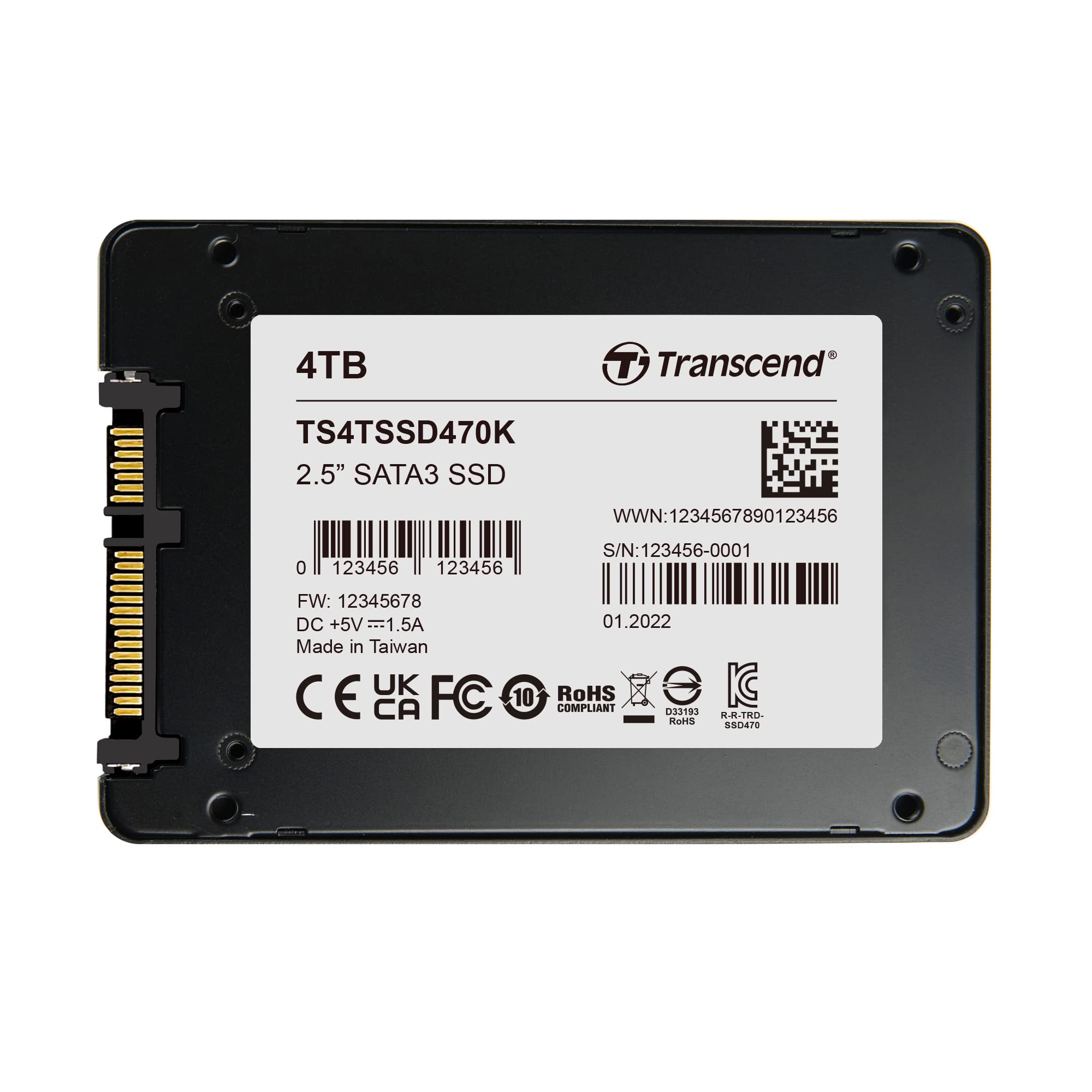 4TB SSD SATA3 BICS5 INDUSTRIAL