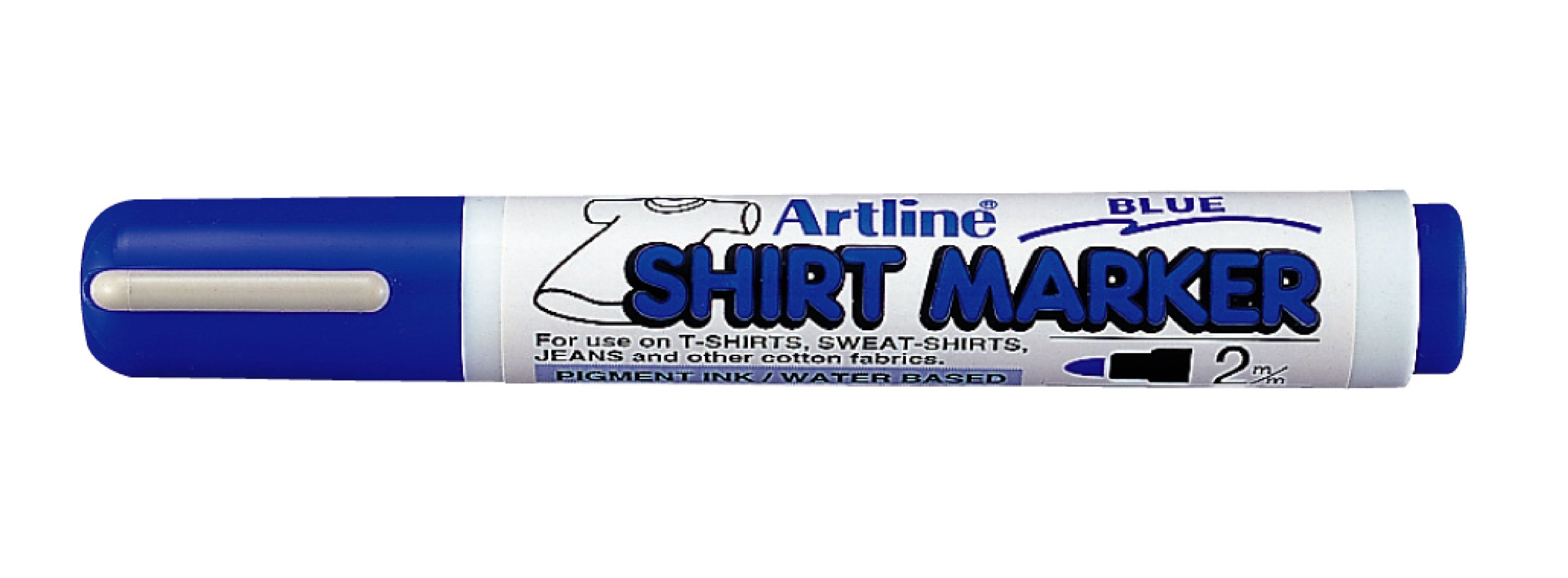 Marker t-shirt Artline blu