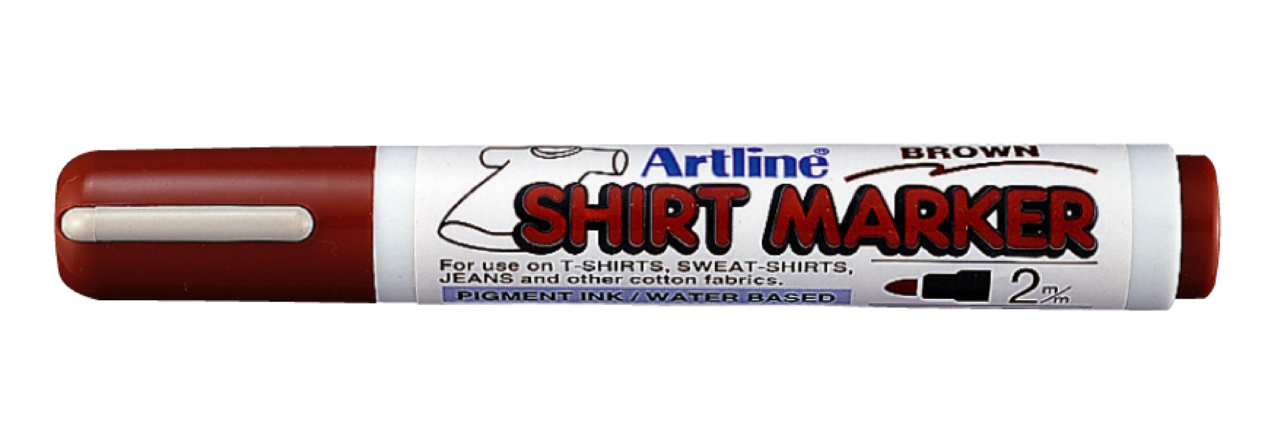 Marker t-shirt Artline marrone
