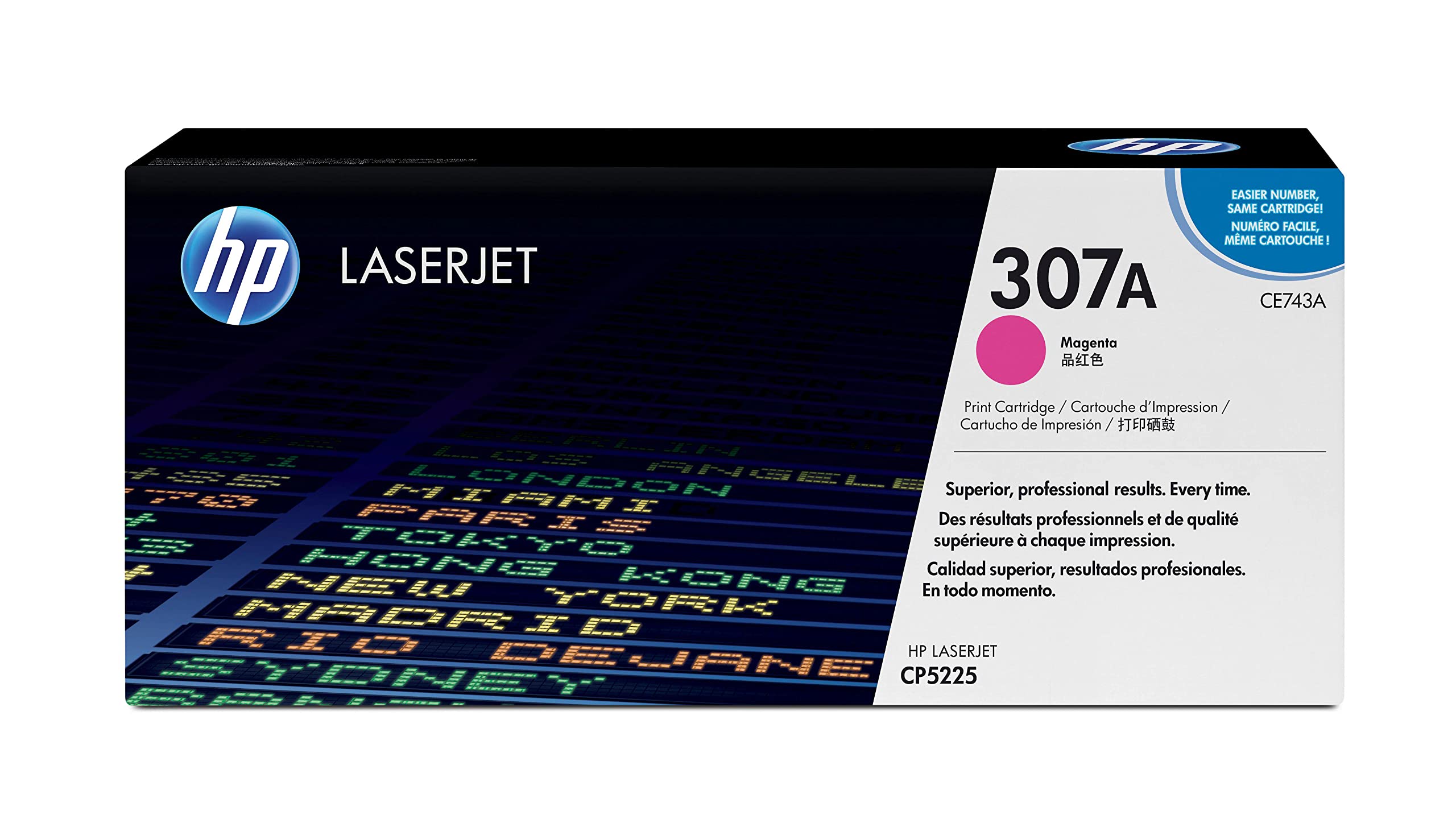 Toner laser Hp ce743a magenta