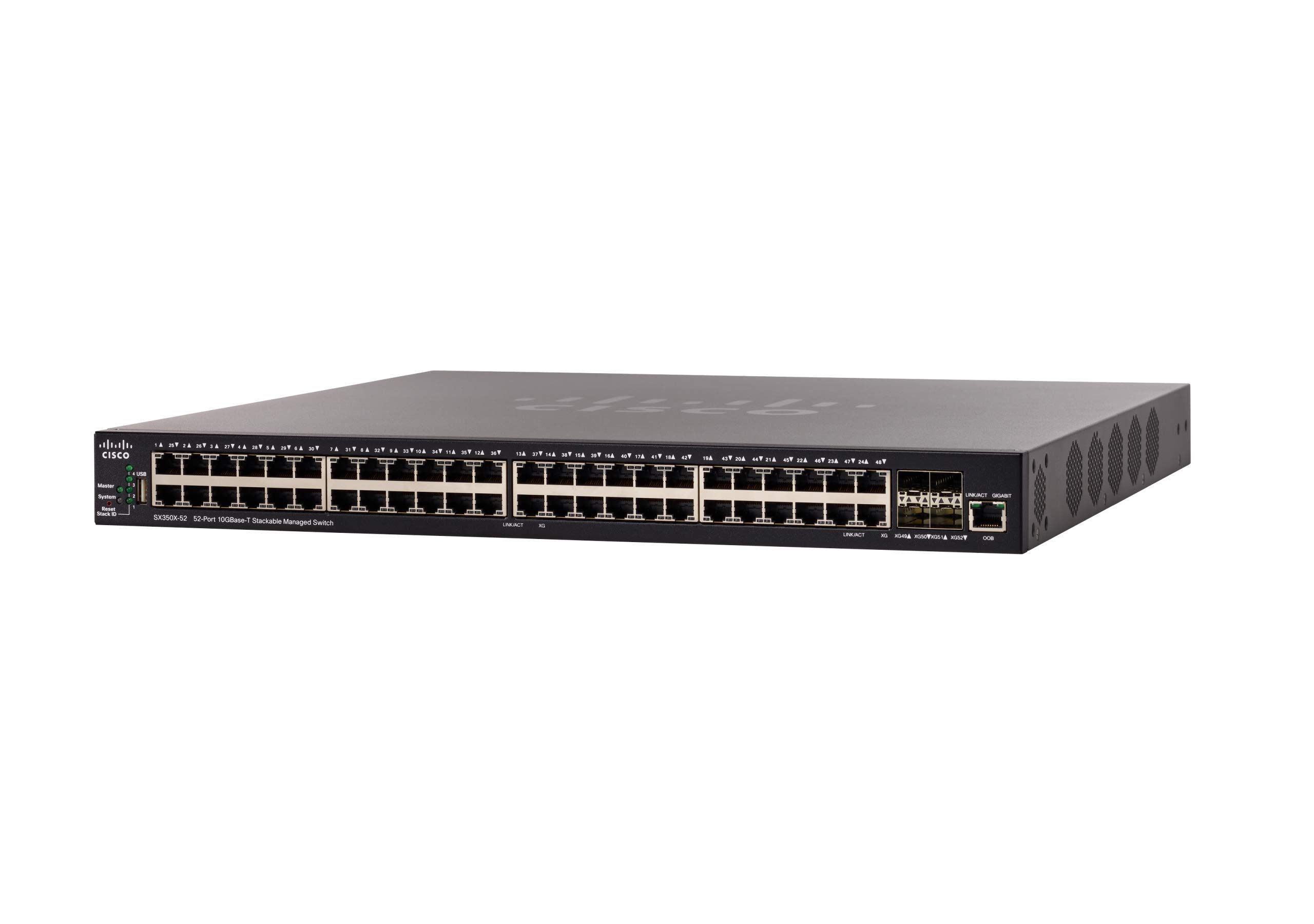 52-PORT 10GBASE-T STACKABLE