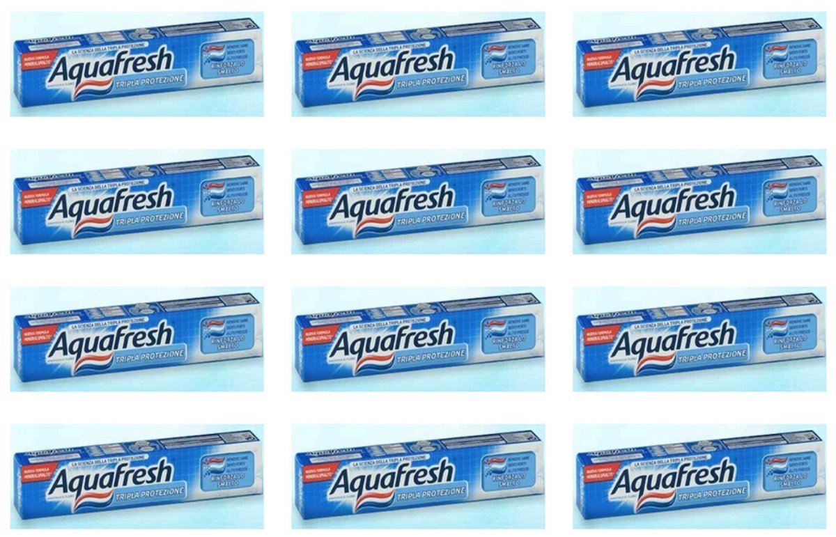 Aquafresh dentifrifricio tripla protezione ml.75 menta fresca