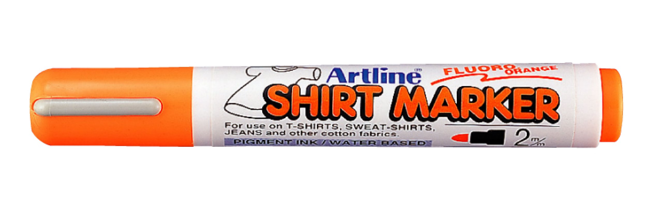Marker t-shirt Artline arancio fluo
