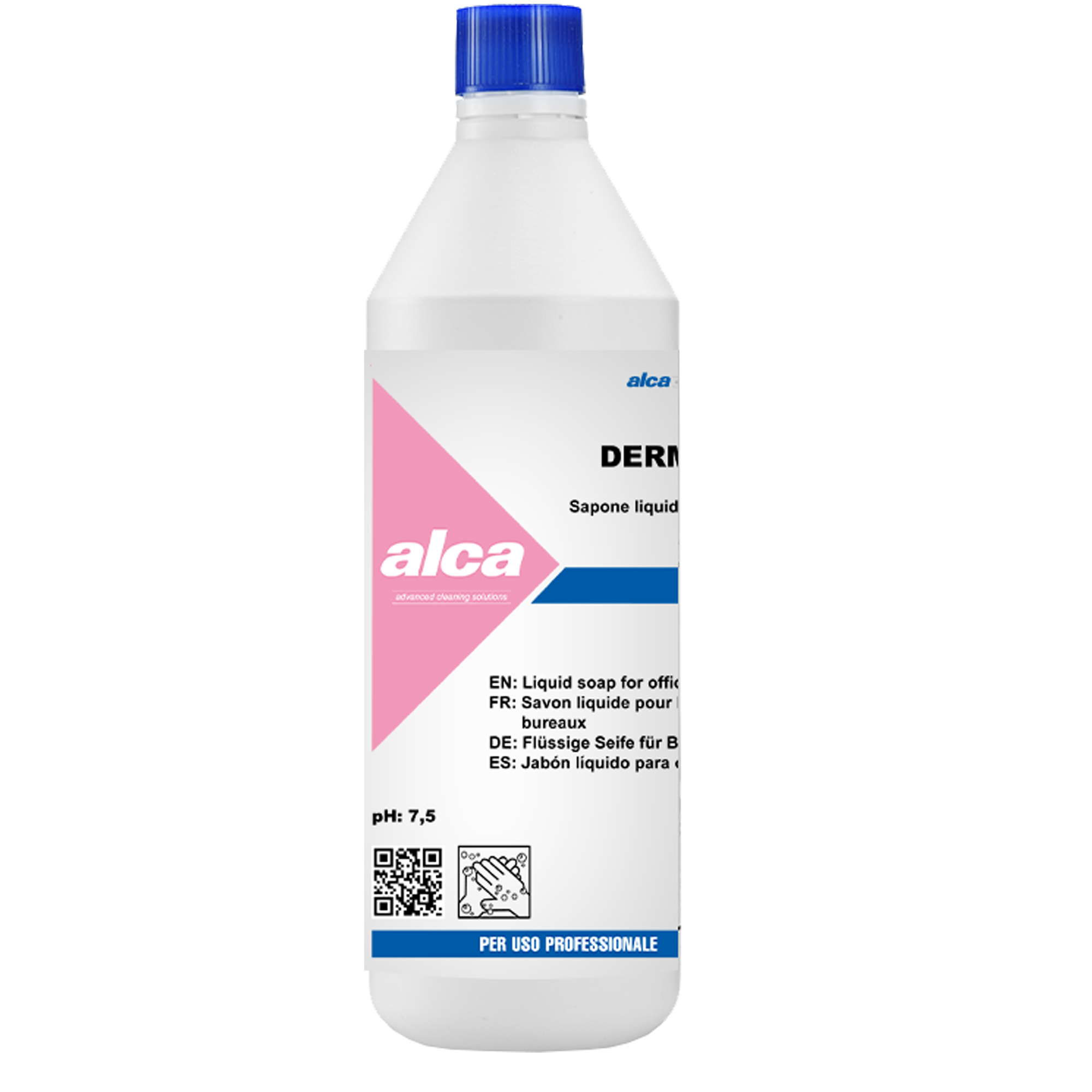 Sapone liquido derman fiorito flacone litro per igiene personale 8032937575001