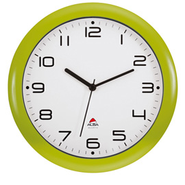 Orologio da parete hornew verde diametro 30 cm 23129710014716