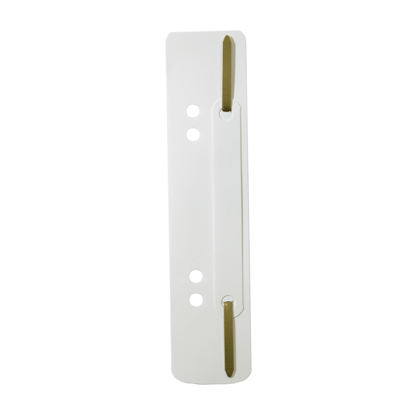 Pressini fermafogli in metallo bianco 38x150 mm di alta qualità 4005546670027