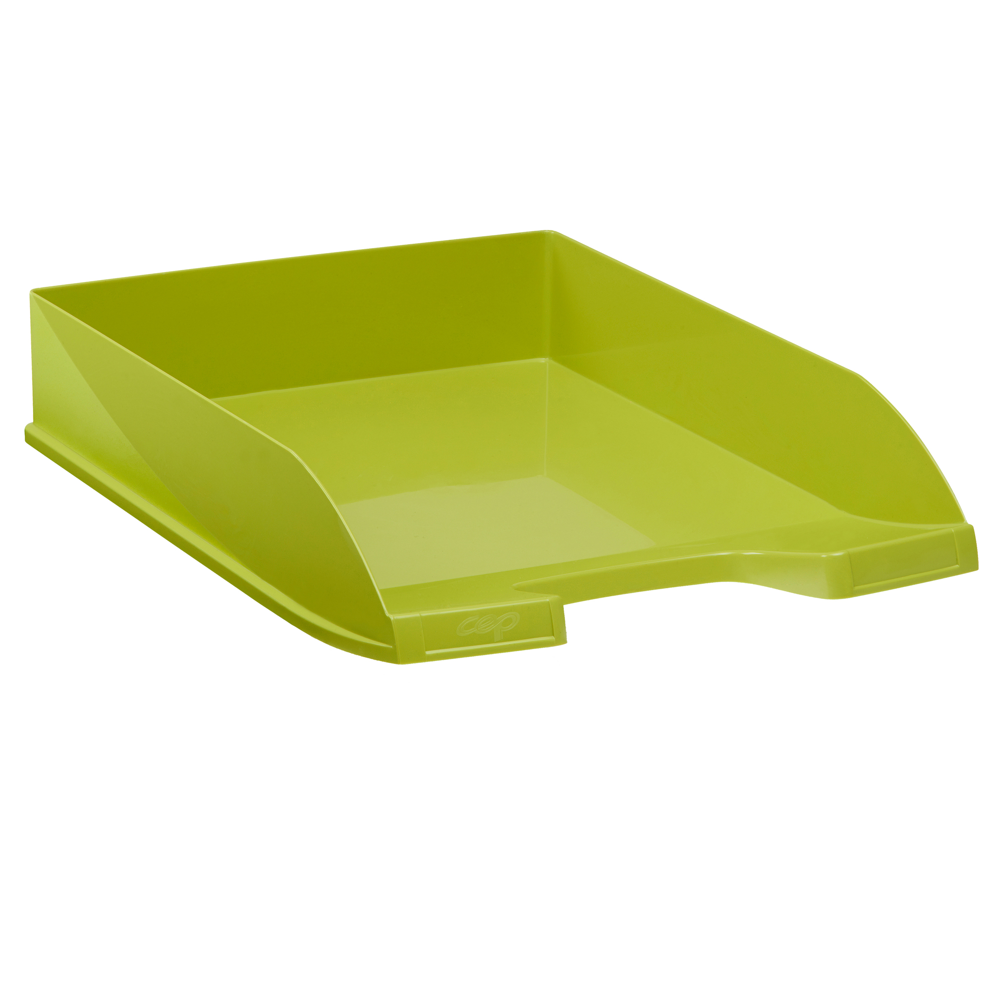 Vaschetta portacorrispondenza ecoline grande 35x25,5x6,5 cm verde. 3462159007083