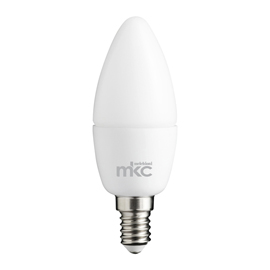 Lampada - Led - candela - 5,5W - E14 - 3000K - luce bianca calda - MKC