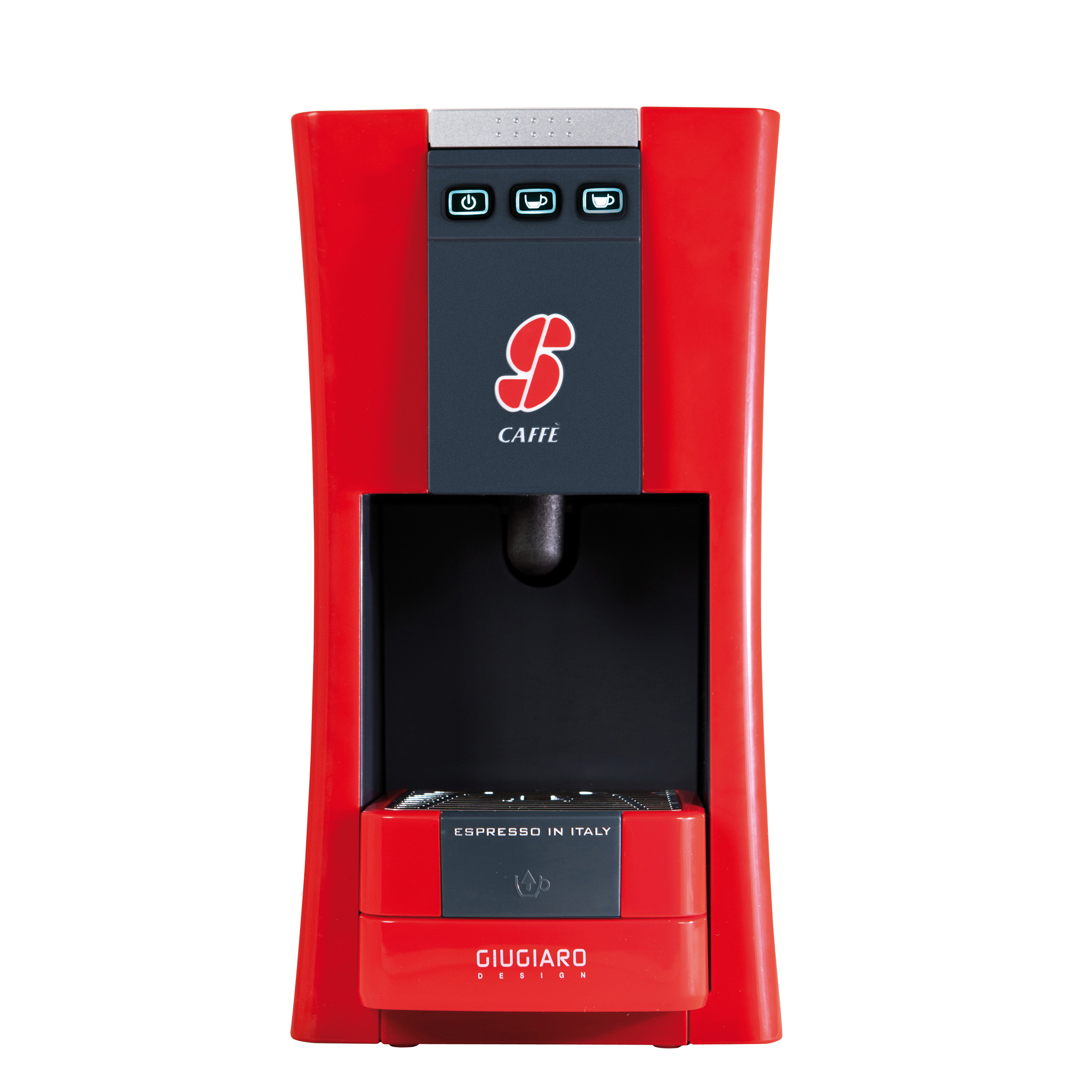 Macchina da caffè S12 di alta potenza 1100W, dimensioni 29,5x13,5x26,5 cm, colore rosso della marca ESSSE CAFFE' 8001953002327 | initpc.it