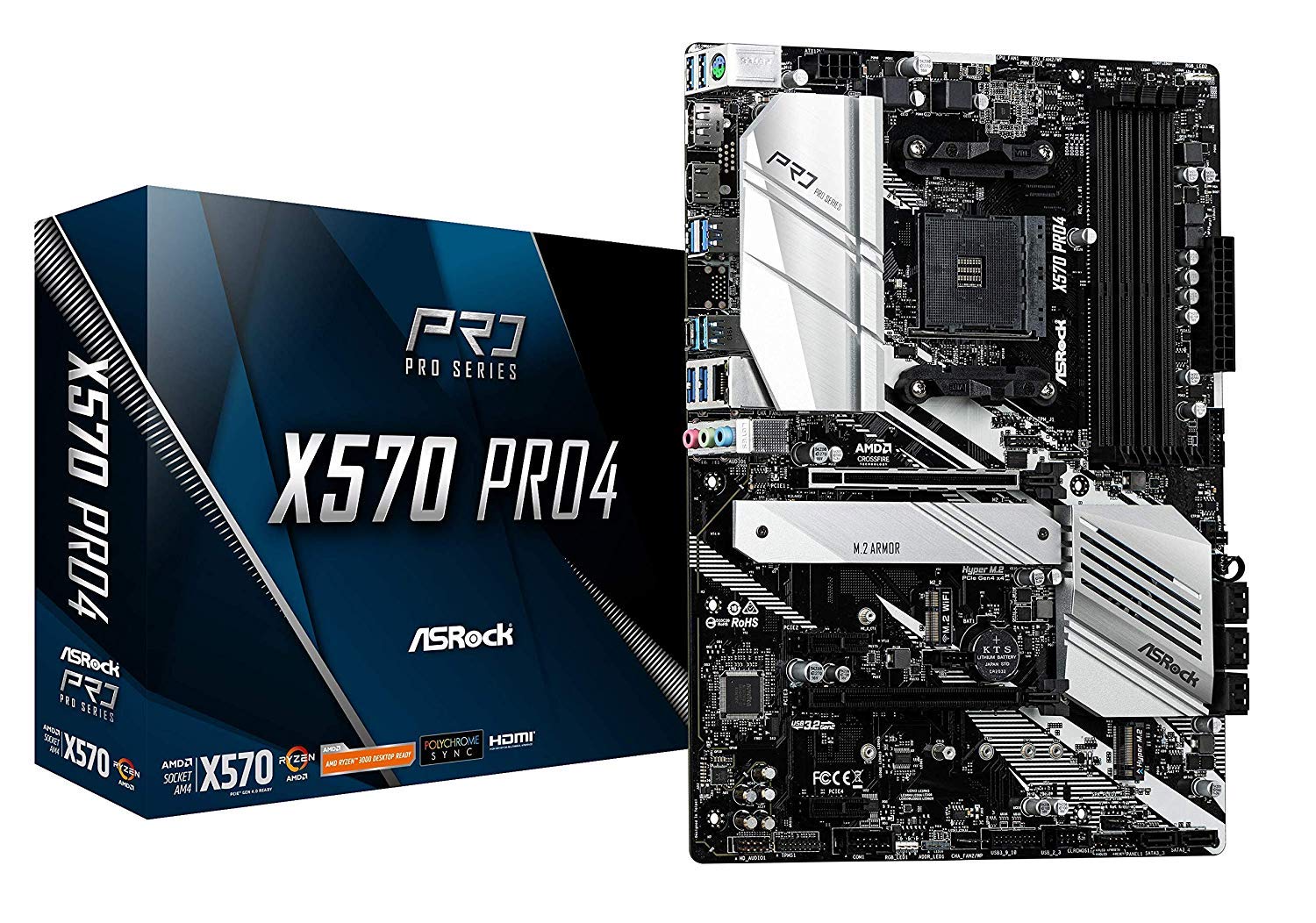 X570 PRO4 AM4 4 DDR4