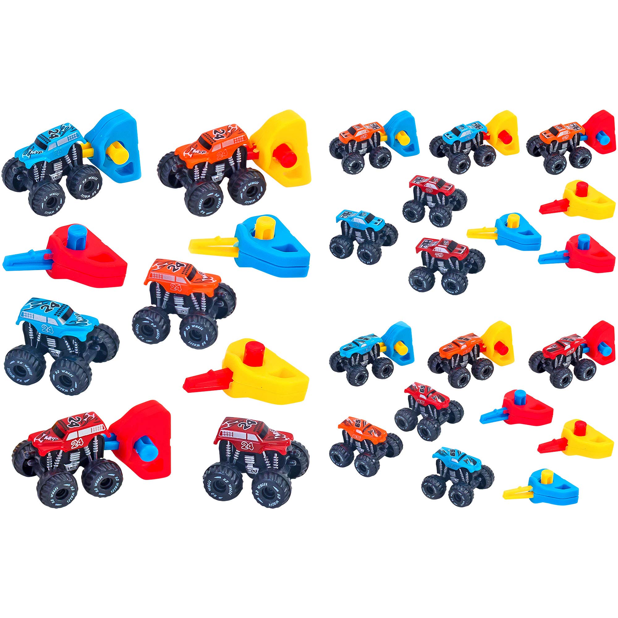 Micro cars con lanciatore 6 pezzi