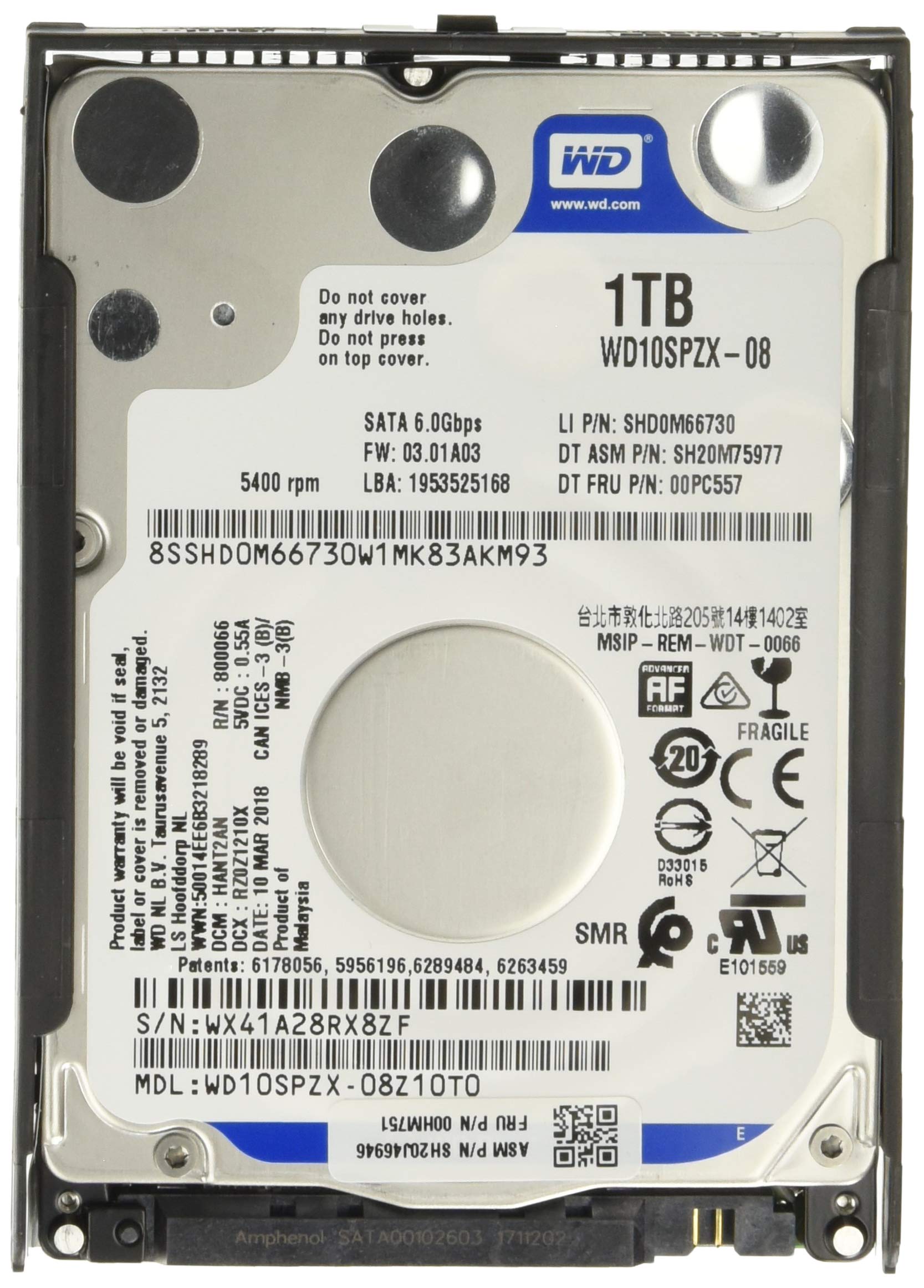 TP 1TB SATA HDD 5400 - 7MM