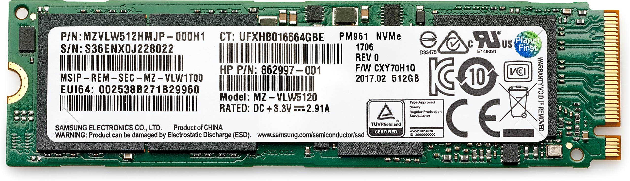512GB TLC SATA-3 M.2 SSD