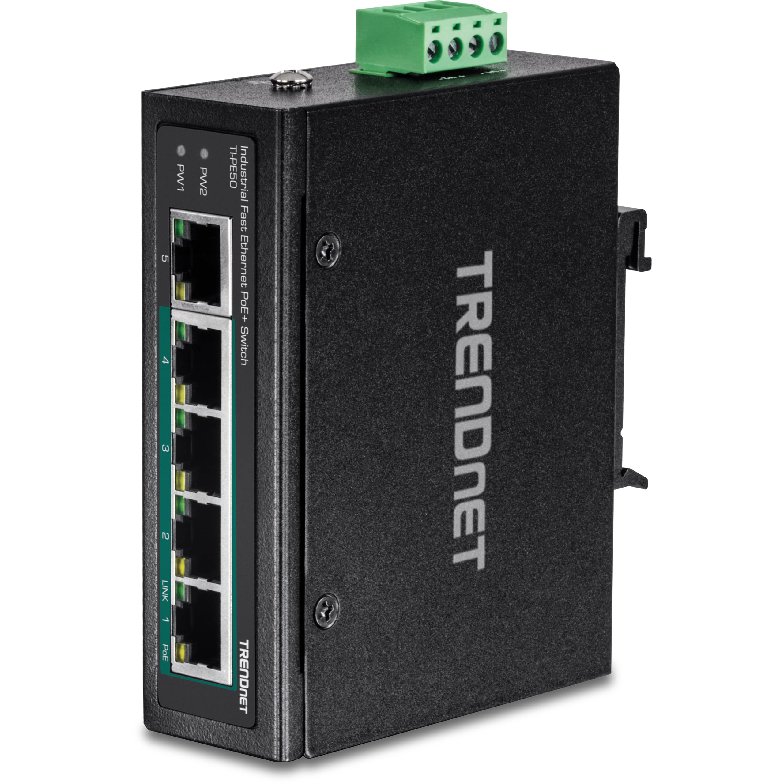 5-PORT IND.FAST ETH POE+ SWITCH