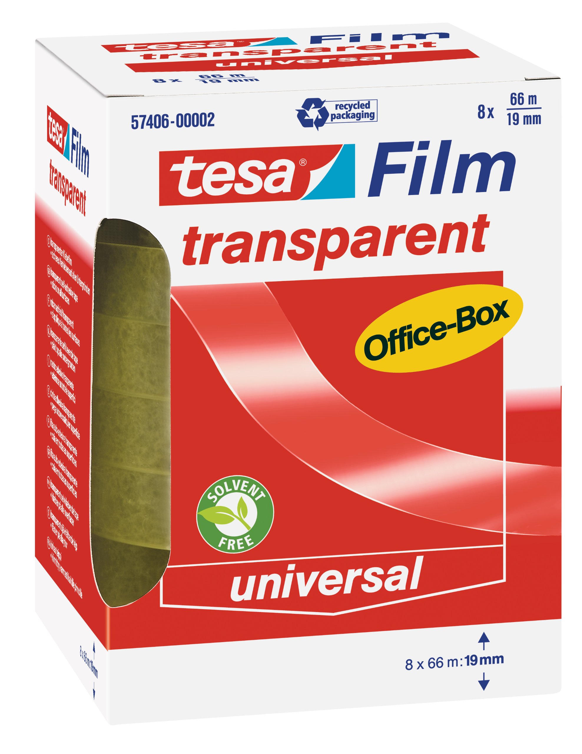 Adesivo Tesa transparent film 19x66