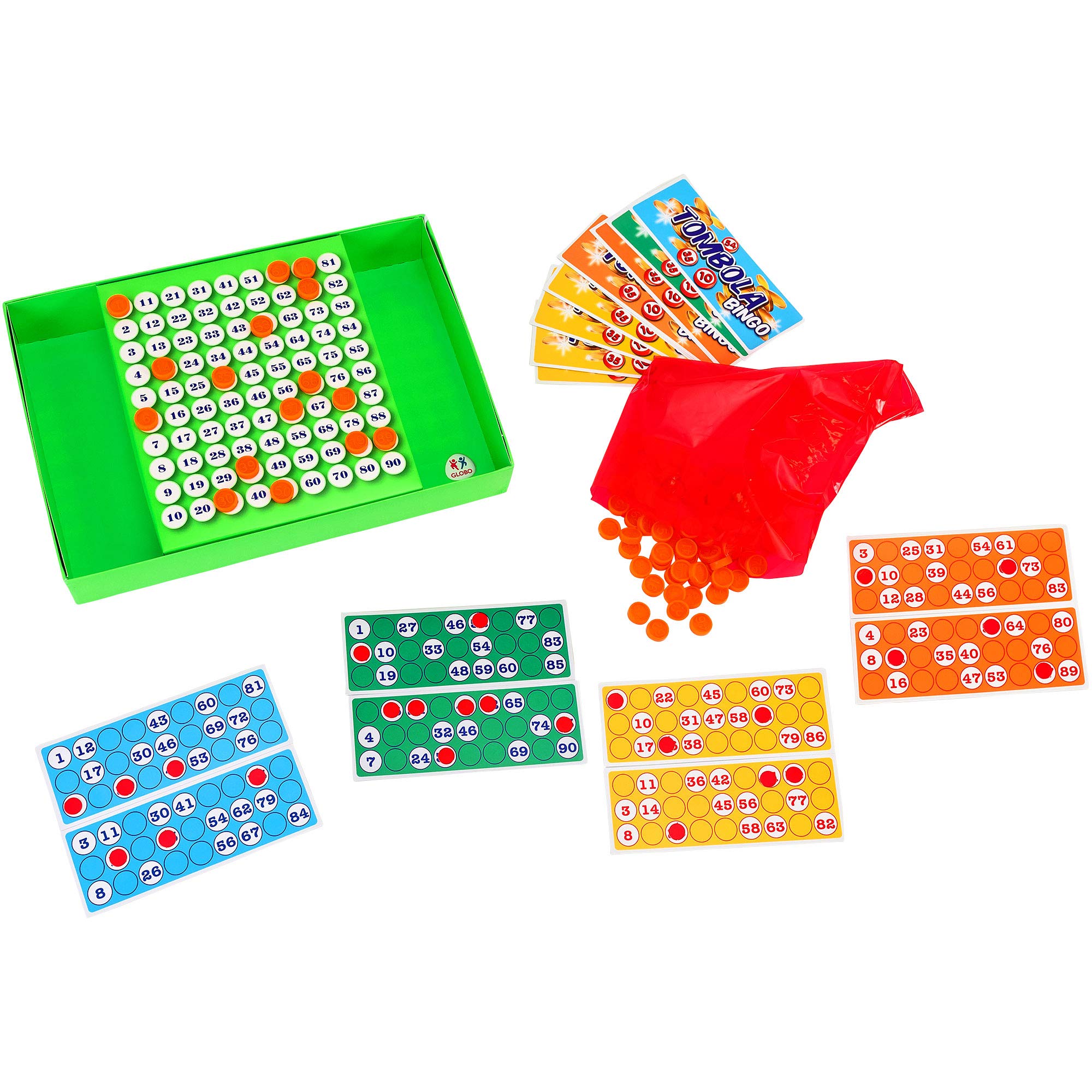 Gioco in scatola tombola 24 cartelle