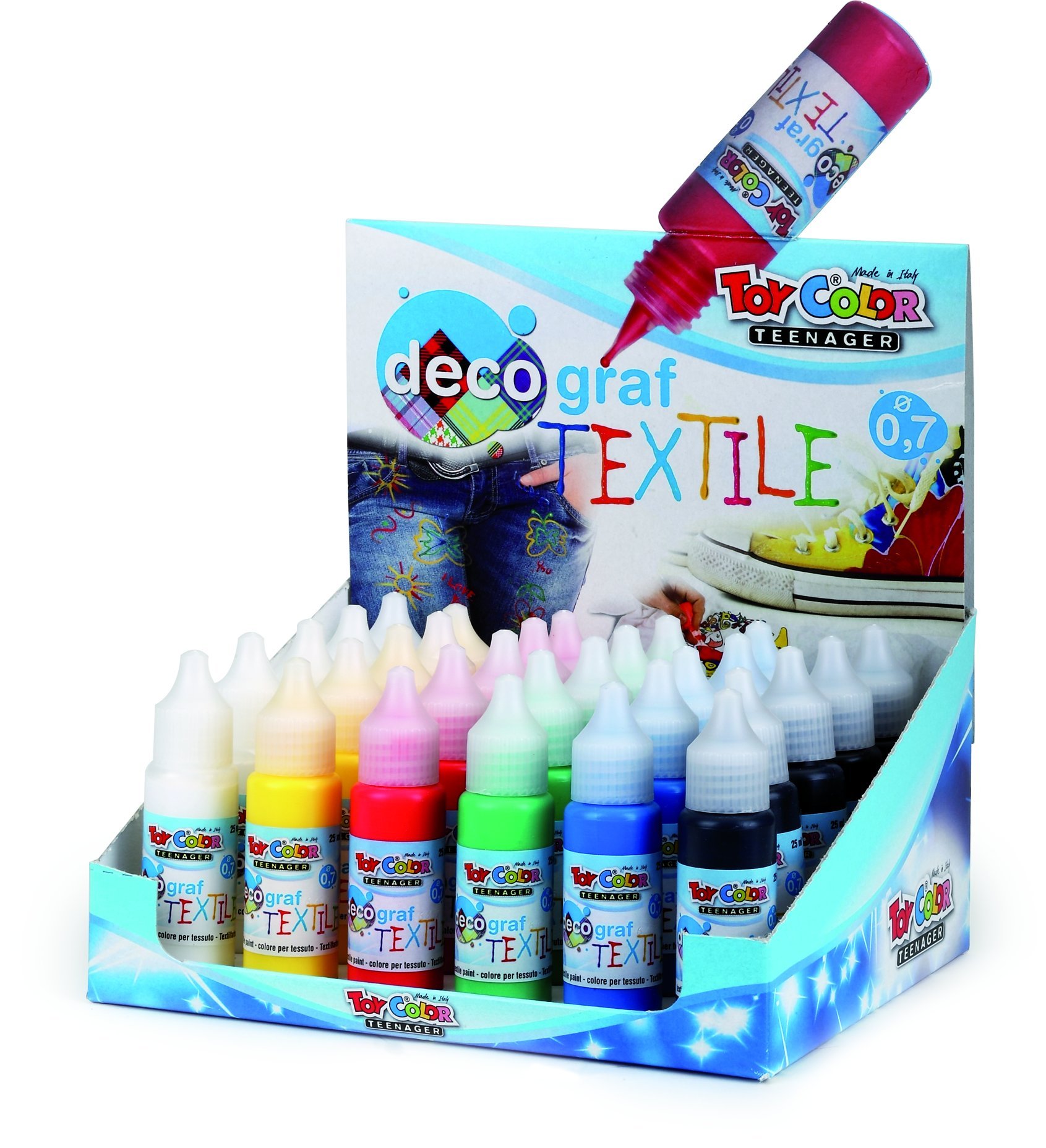 Colori per tessuto decograf Toy Color ml.25