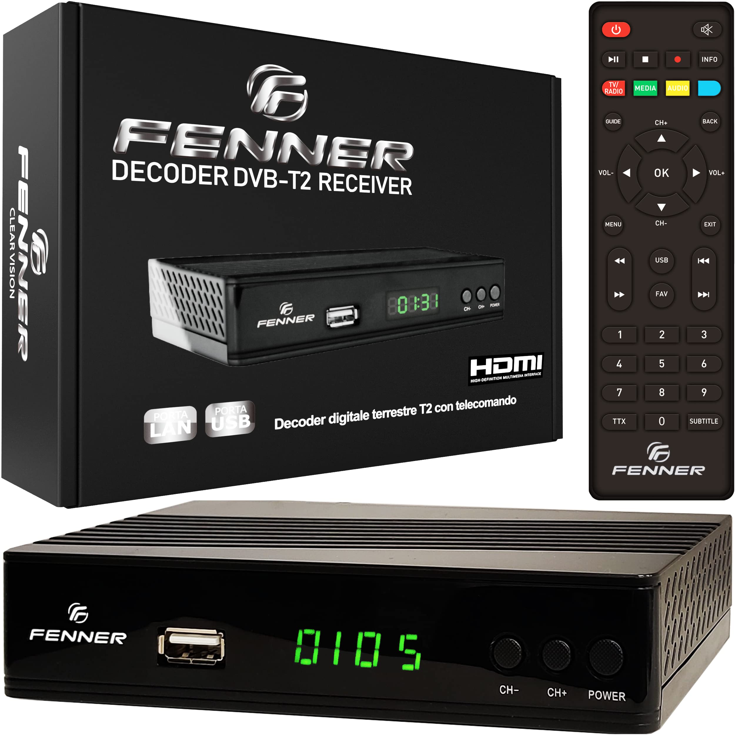 DECODER FN-GX2 HD DVB-T2/HEVC