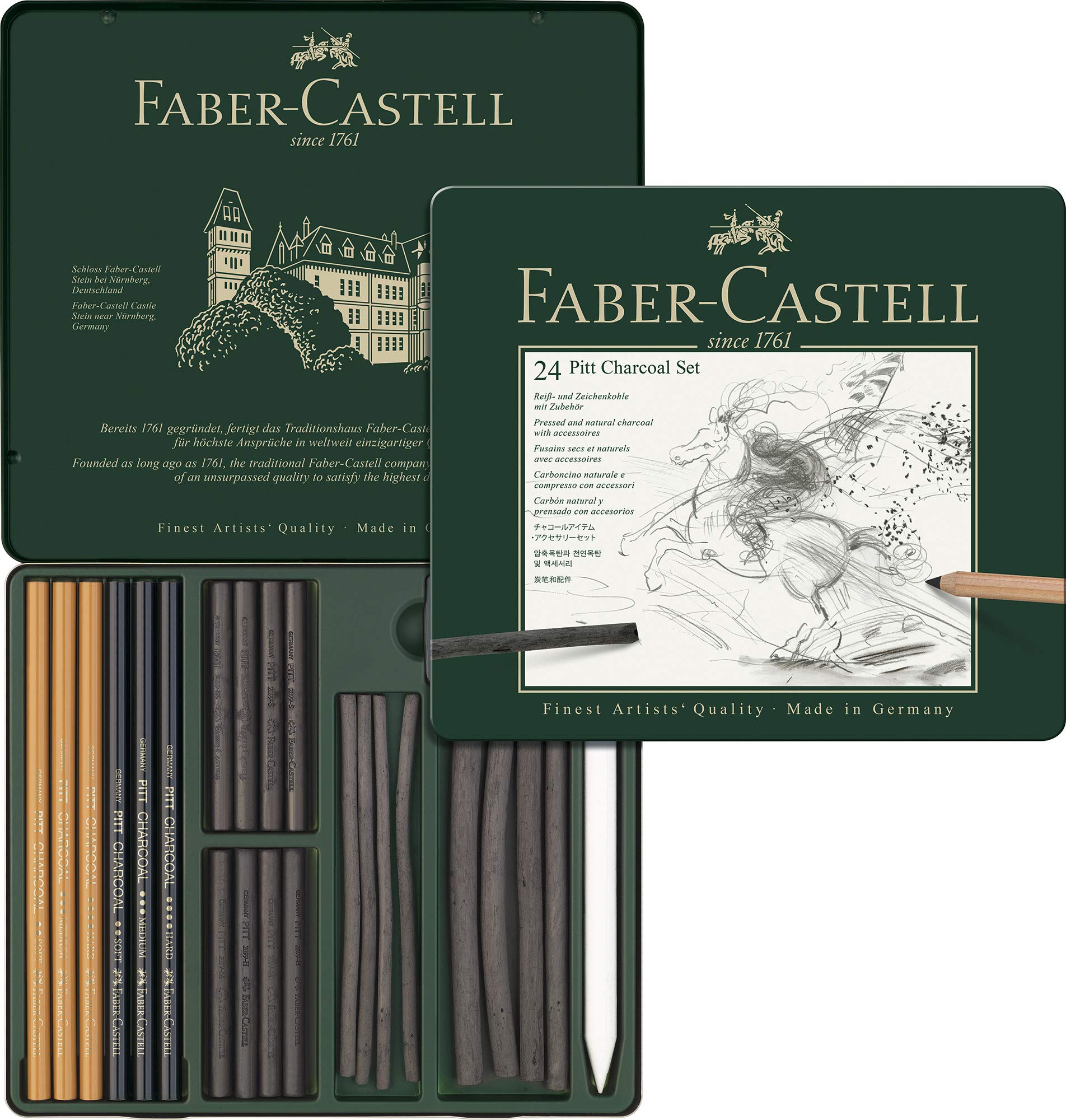 Matita monochrome Faber grafite in set pz.26
