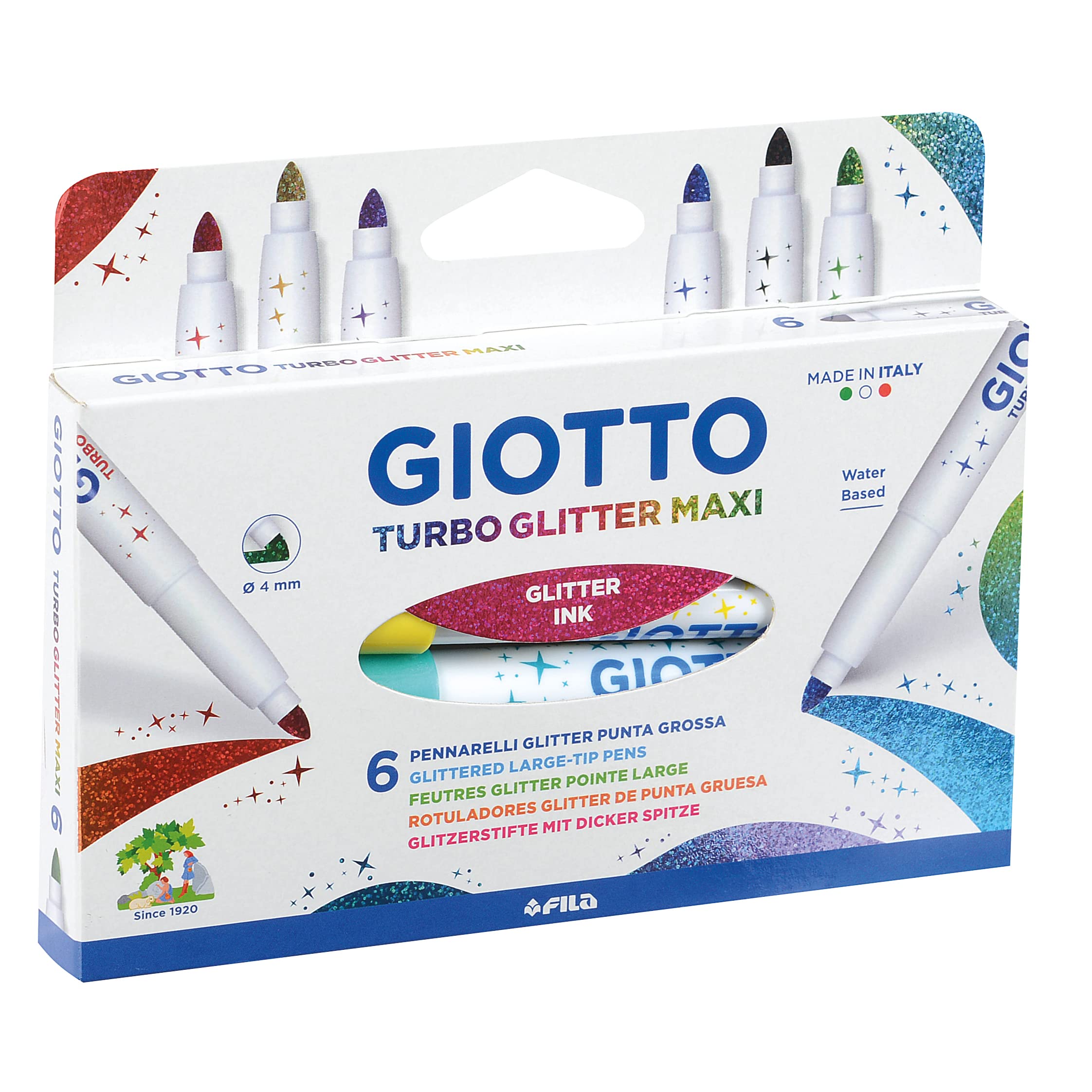Pennarelli Giotto turbo glitter maxi