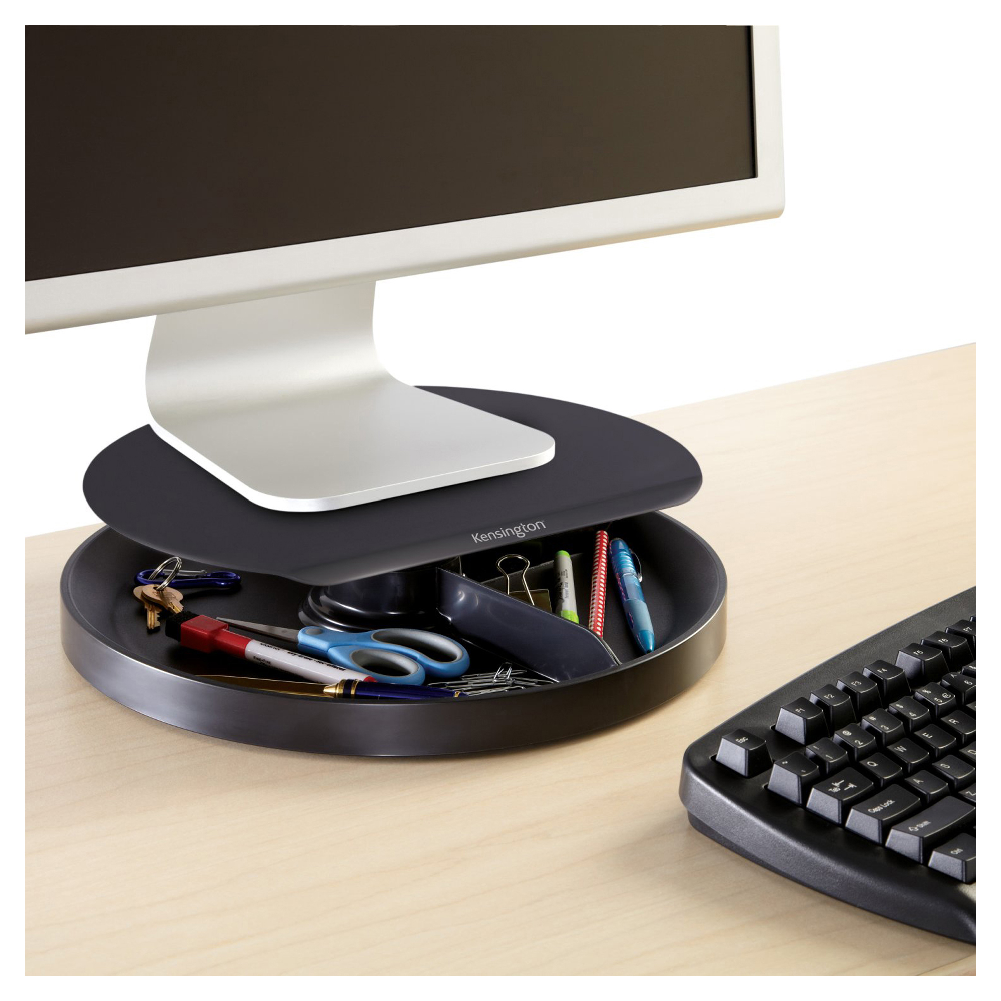 Supporto monitor ergonomico nero per una maggiore comodità di lavoro 50085896527874