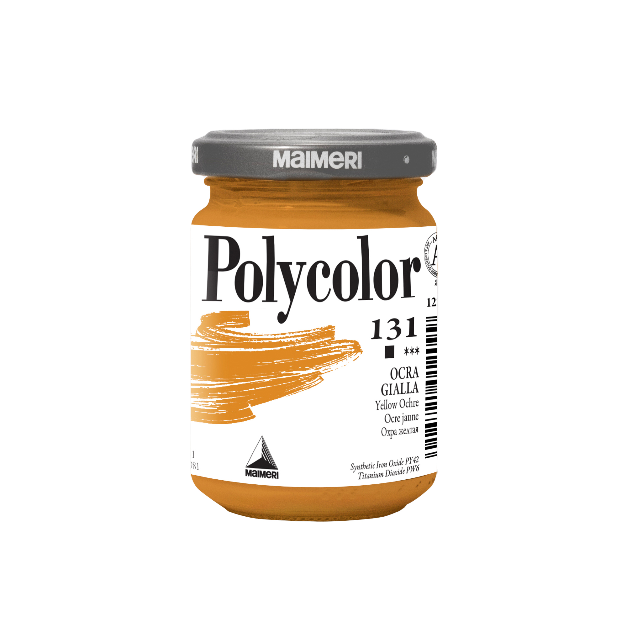 Colore vinilico Polycolor - 140 ml - ocra gialla - Maimeri