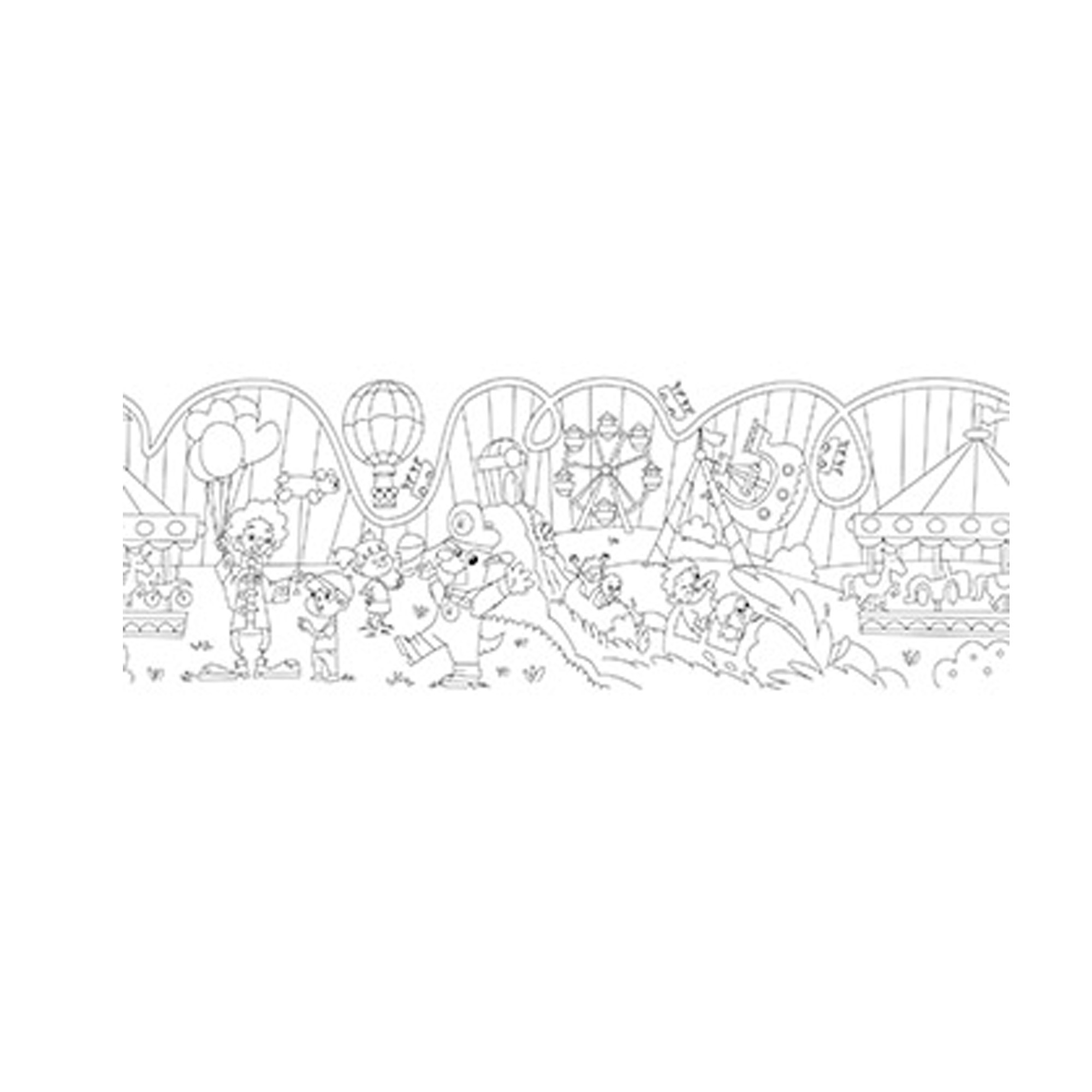 Rotolo adesivo creativo parco divertimento 30x400cm didattico 4044355787601