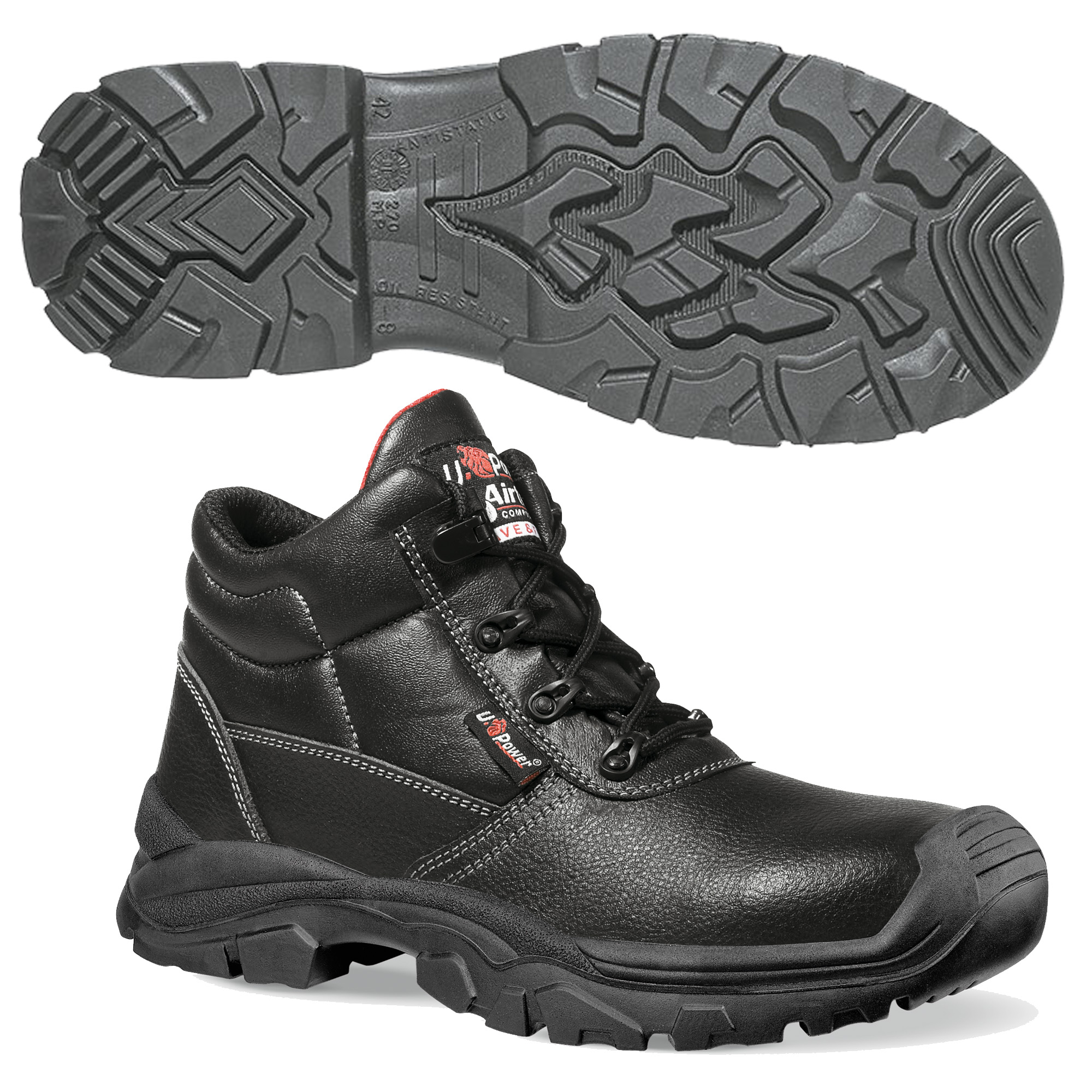 Calzatura di sicurezza u-power texas uk s3 nero 44 8033546176108
