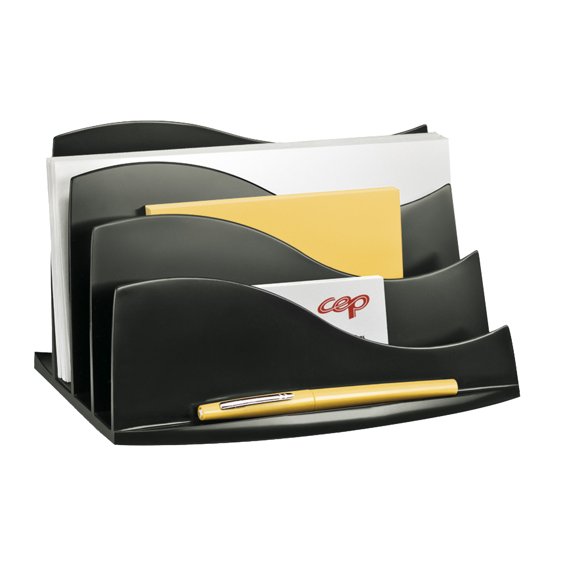 Sparticarte ellypse scrivania posta nero 225x130mm 3462151350163