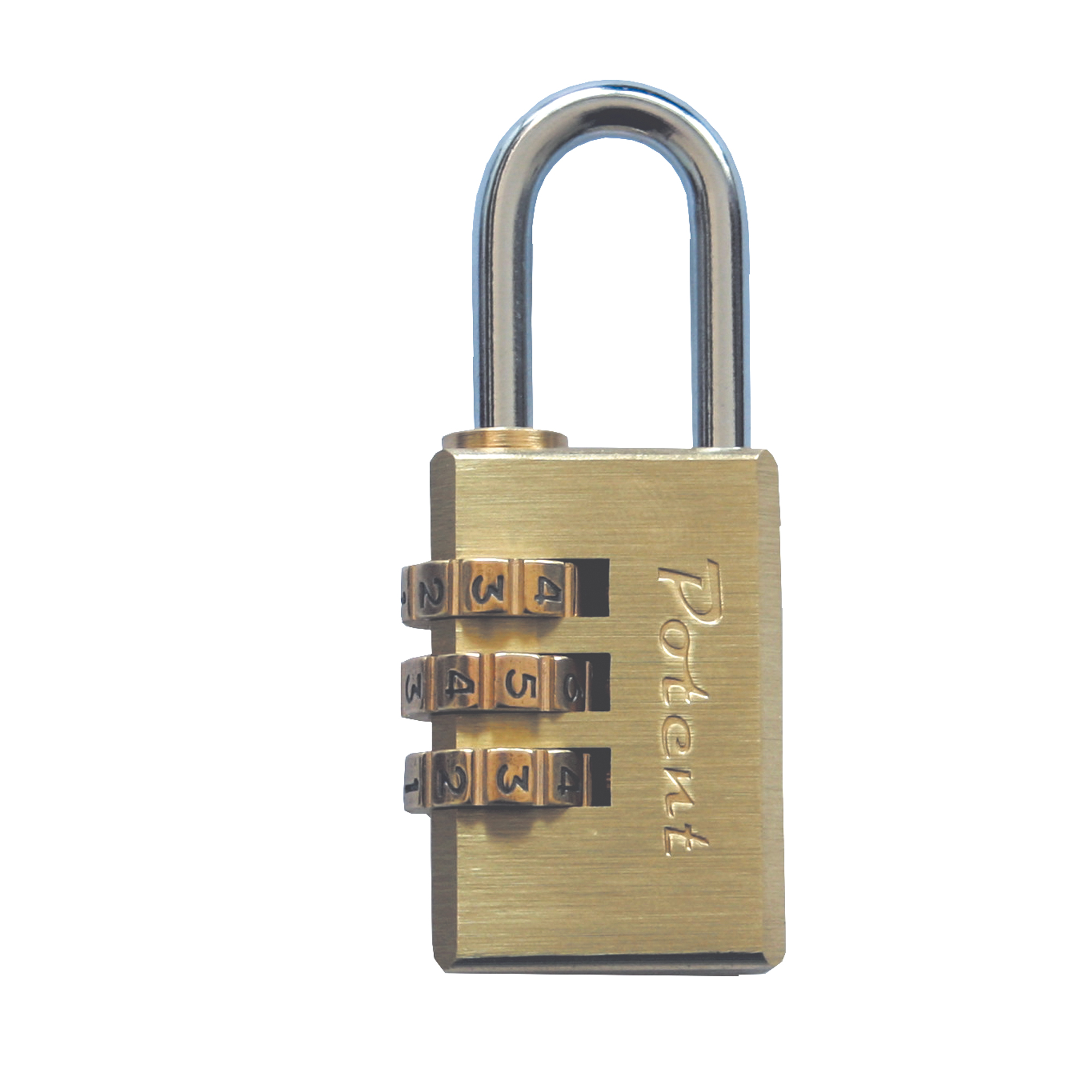 Lucchetto metalpus in ottone con combinazione a 3 o 4 pomelli da 40 mm 8027940149912