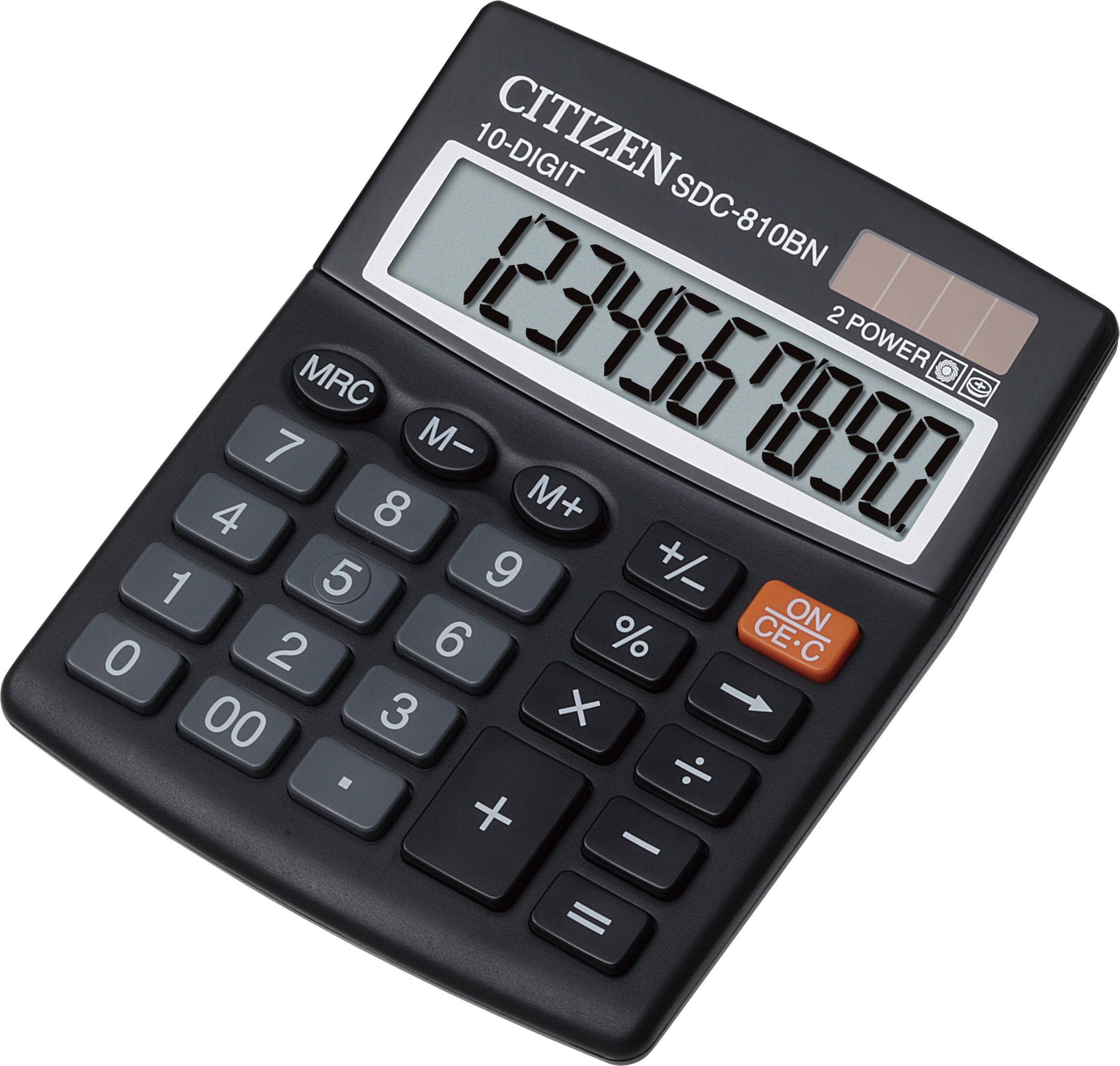 Calcolatrice tavolo Citizen sdc-810ii solare o batterie 10 cifre