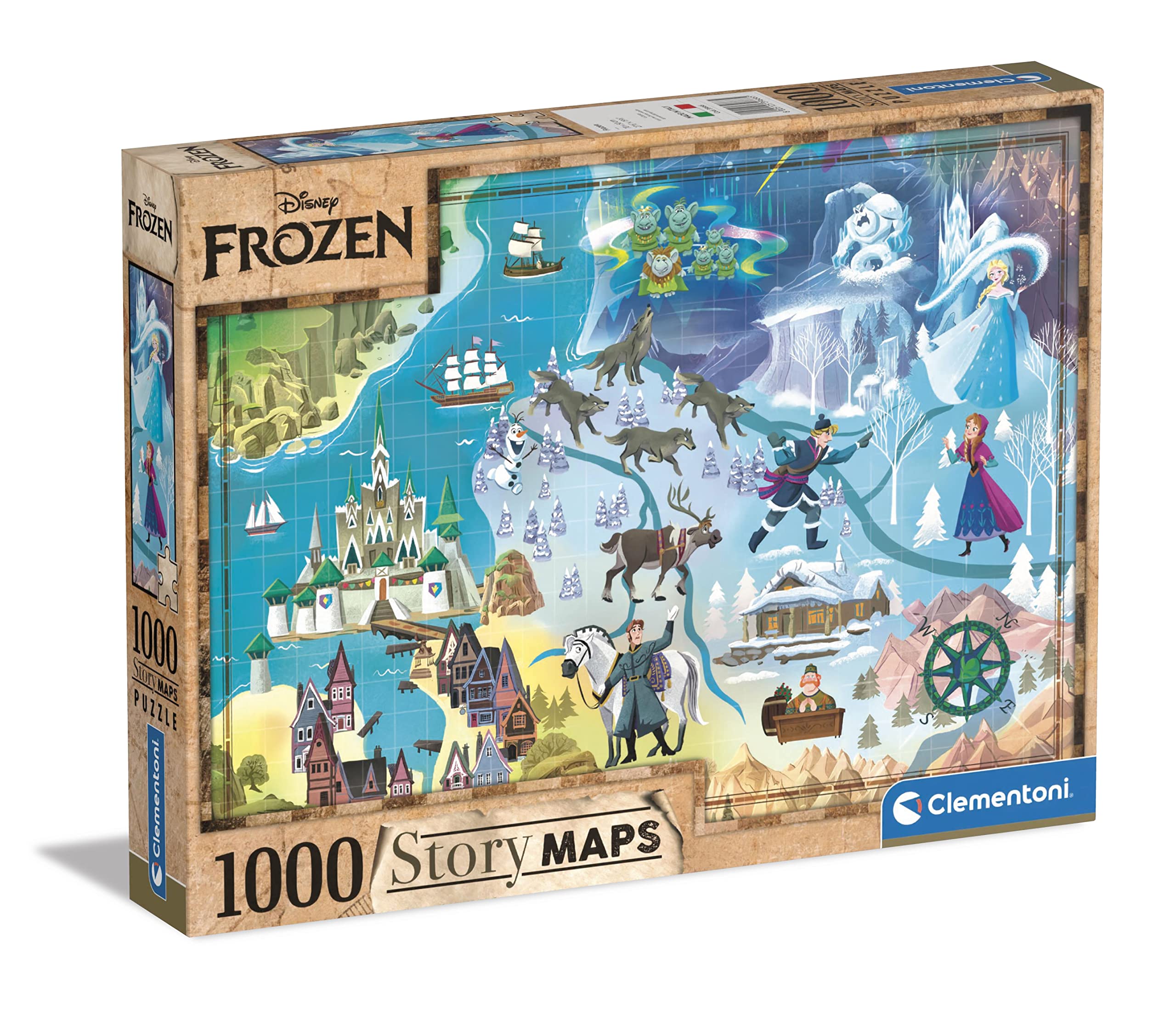 Puzzle adulto 1000 pezzi frozen