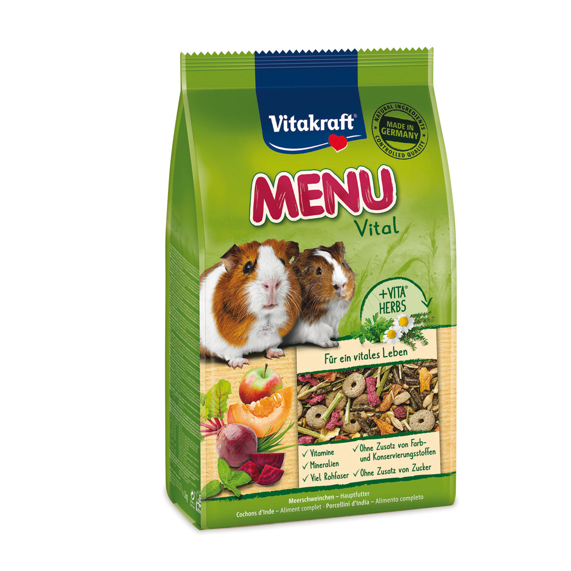 Vitakraft menu` alimento porcellini d`india 1kg naturale 4008239655943