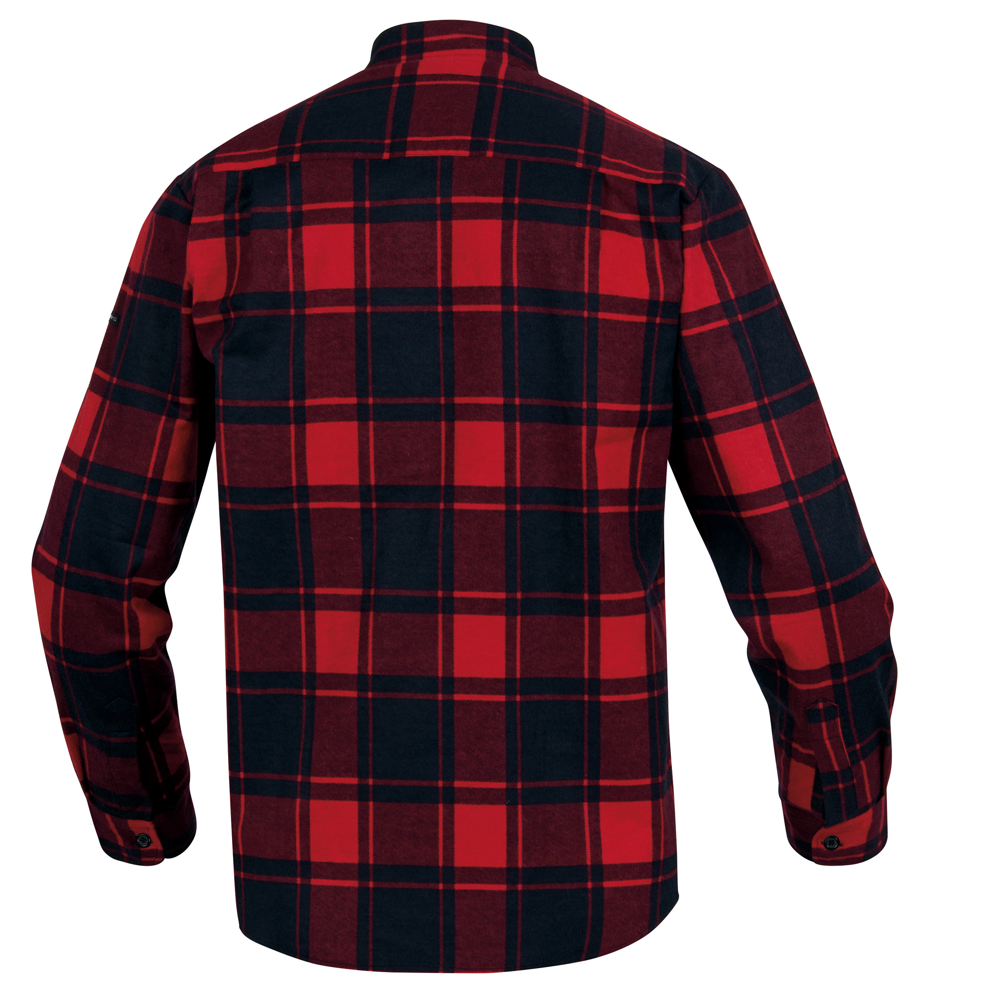 Camicia da lavoro Ruby - flanella di cotone - tg. XXL - rosso / nero - Deltaplus