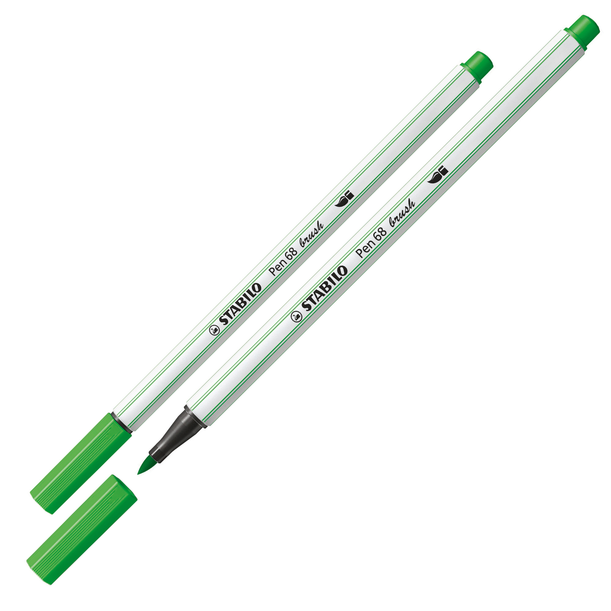 Stabilo pen 68 brush arty line pennarelli colori assortiti 18 pezzi 4006381566957