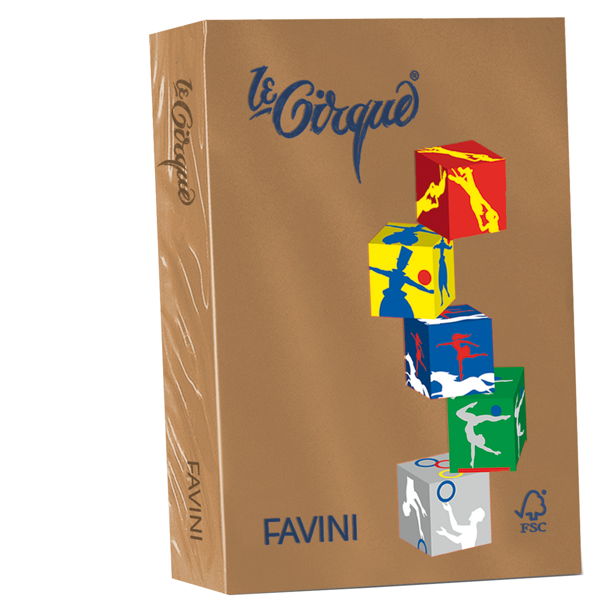 Carta Le Cirque - A4 - 80 gr - cuoio 300 - Favini - conf. 500 fogli