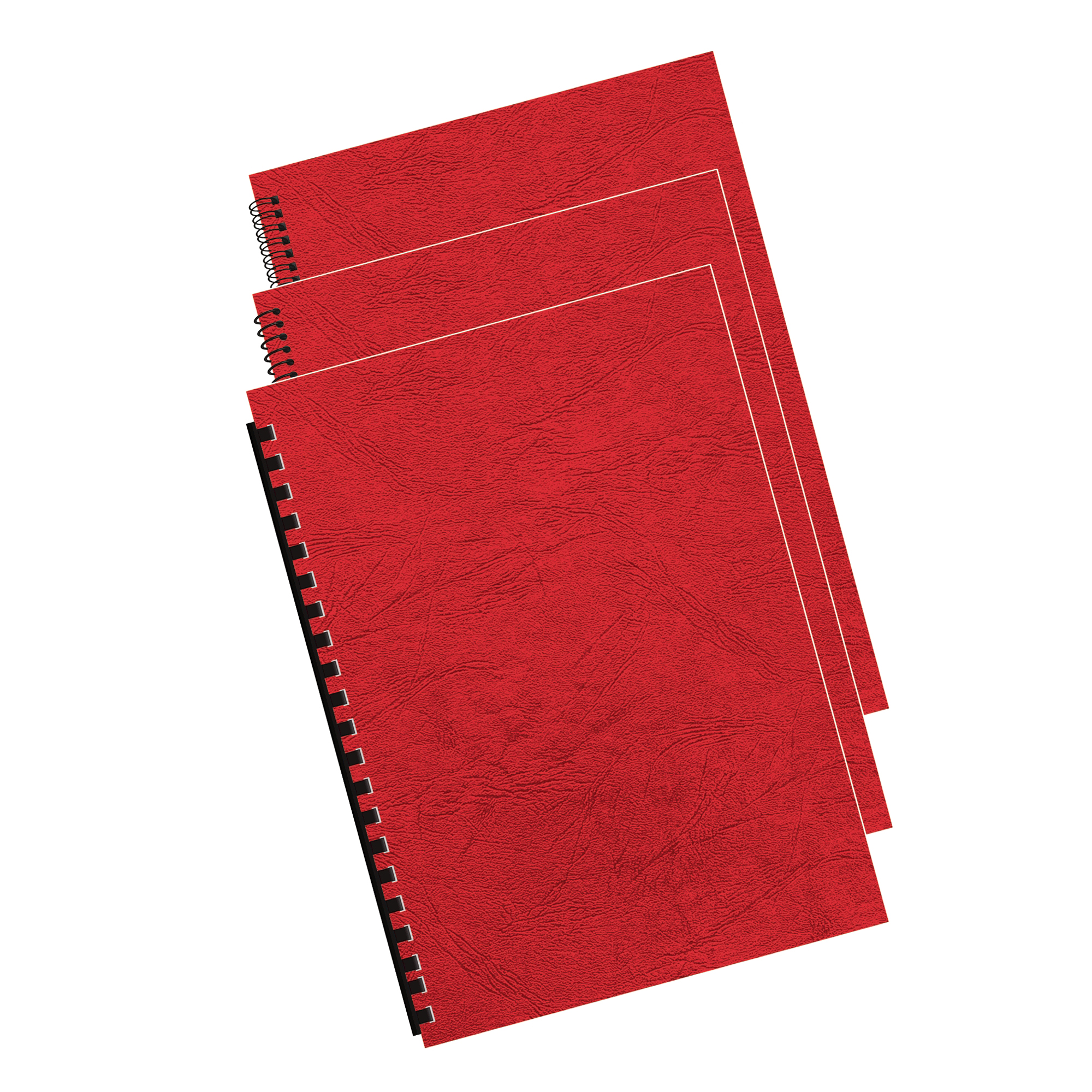 Copertine a4 cartoncino rosso fellowes 240gr 100 pezzi rilegatura 10077511537032