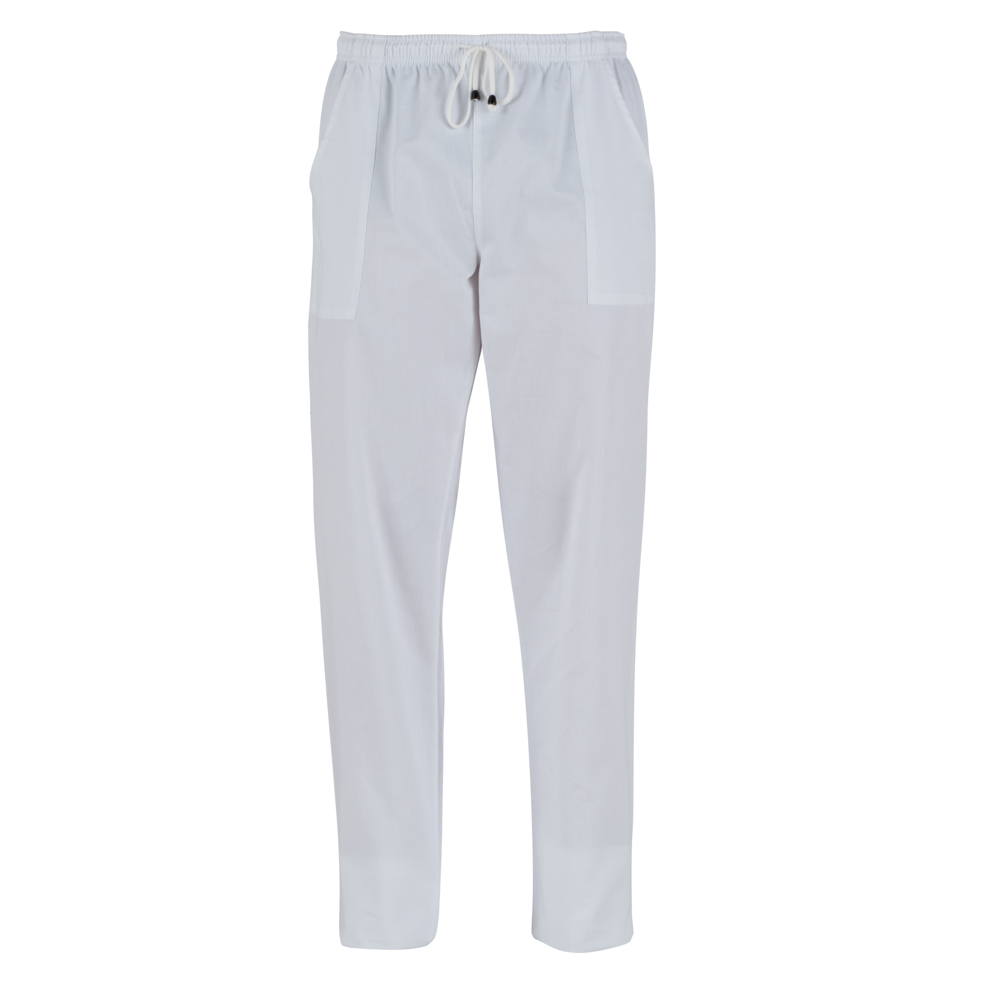 Pantalone Pitagora - unisex - 100 cotone - taglia XL - bianco - Giblor's