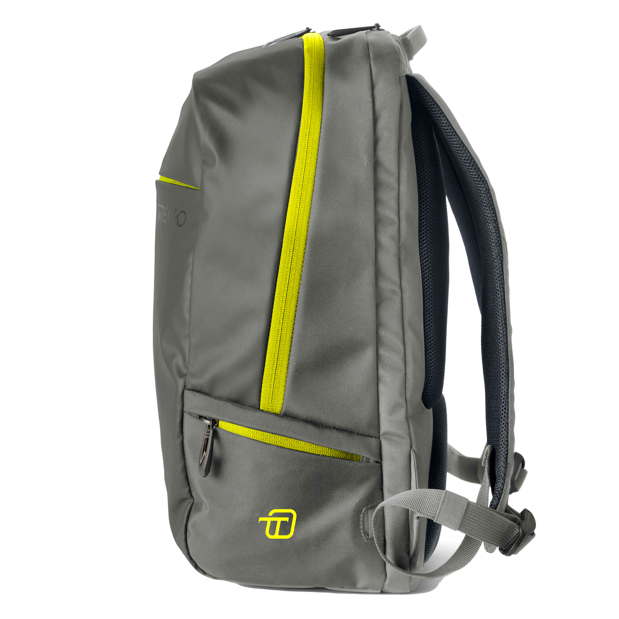 Zaino backpack Blackout - 28 x 46 x 22 cm - grigio/giallo - InTempo
