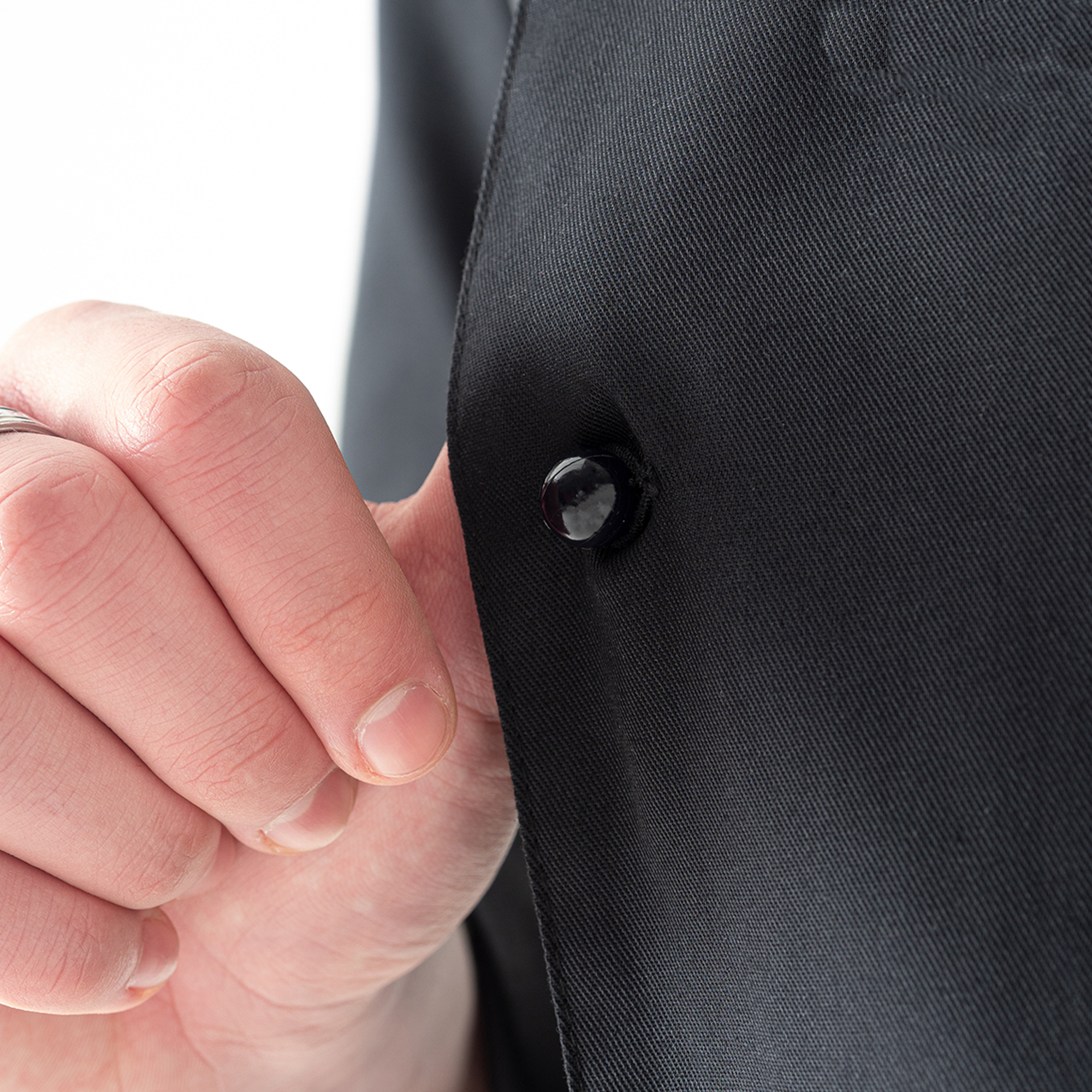 Giacca da cuoco tommaso nero manica corta taglia m di giblor`s 8056149337882