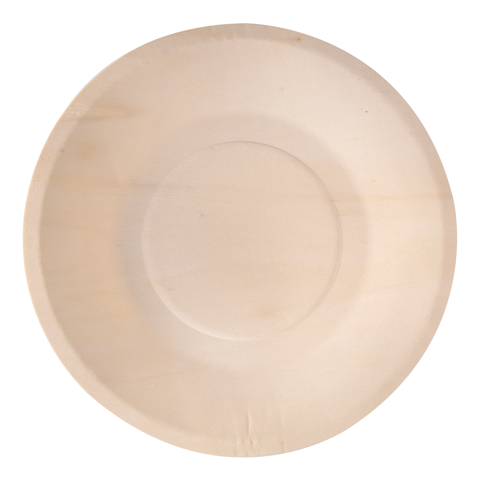 Piatto monouso in legno tondo diametro 21,5 cm per catering idoneo 8055715782460