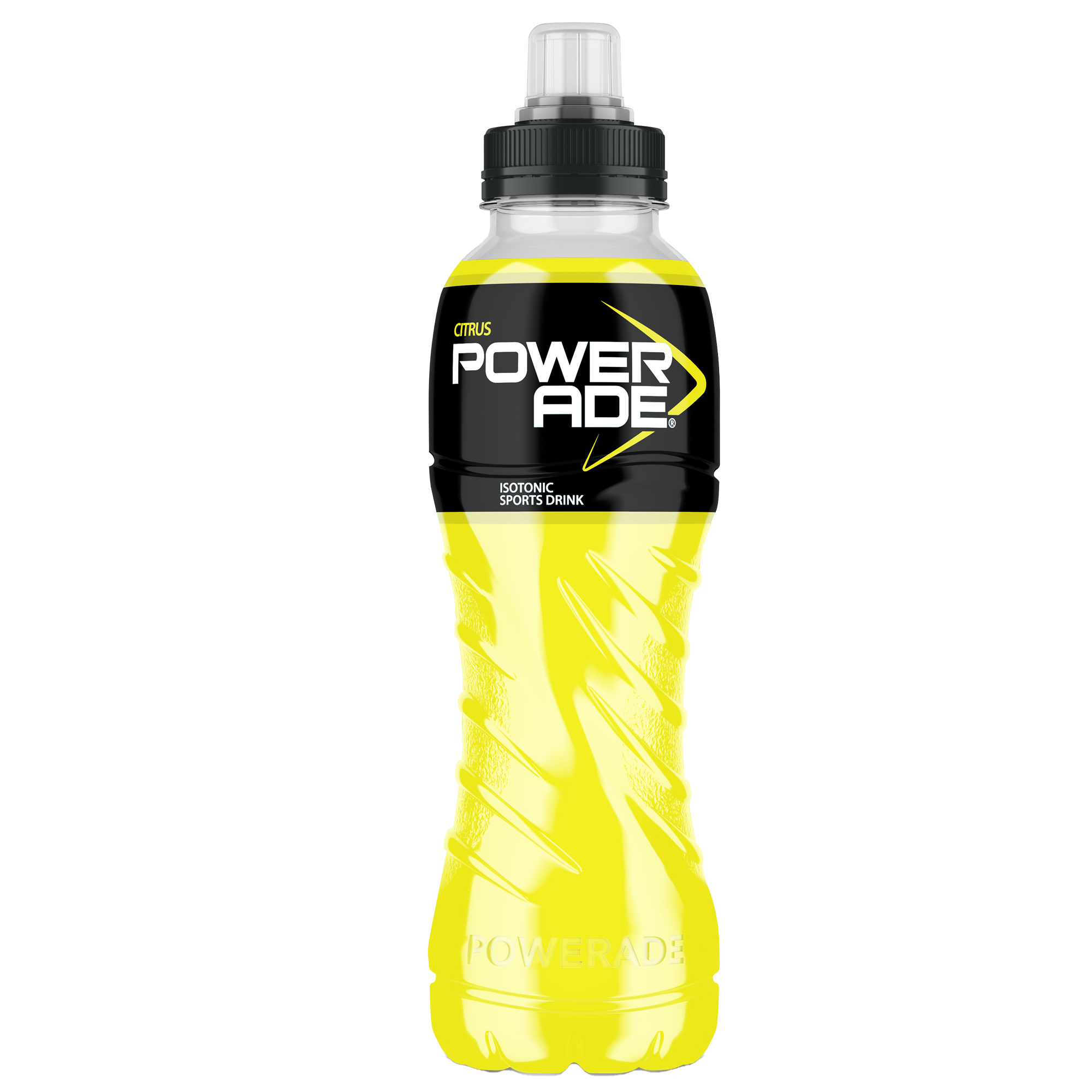 Bottiglia di 500 ml di Powerade al gusto di limone, marchio Coca Cola. 5000112549935 | initpc.it