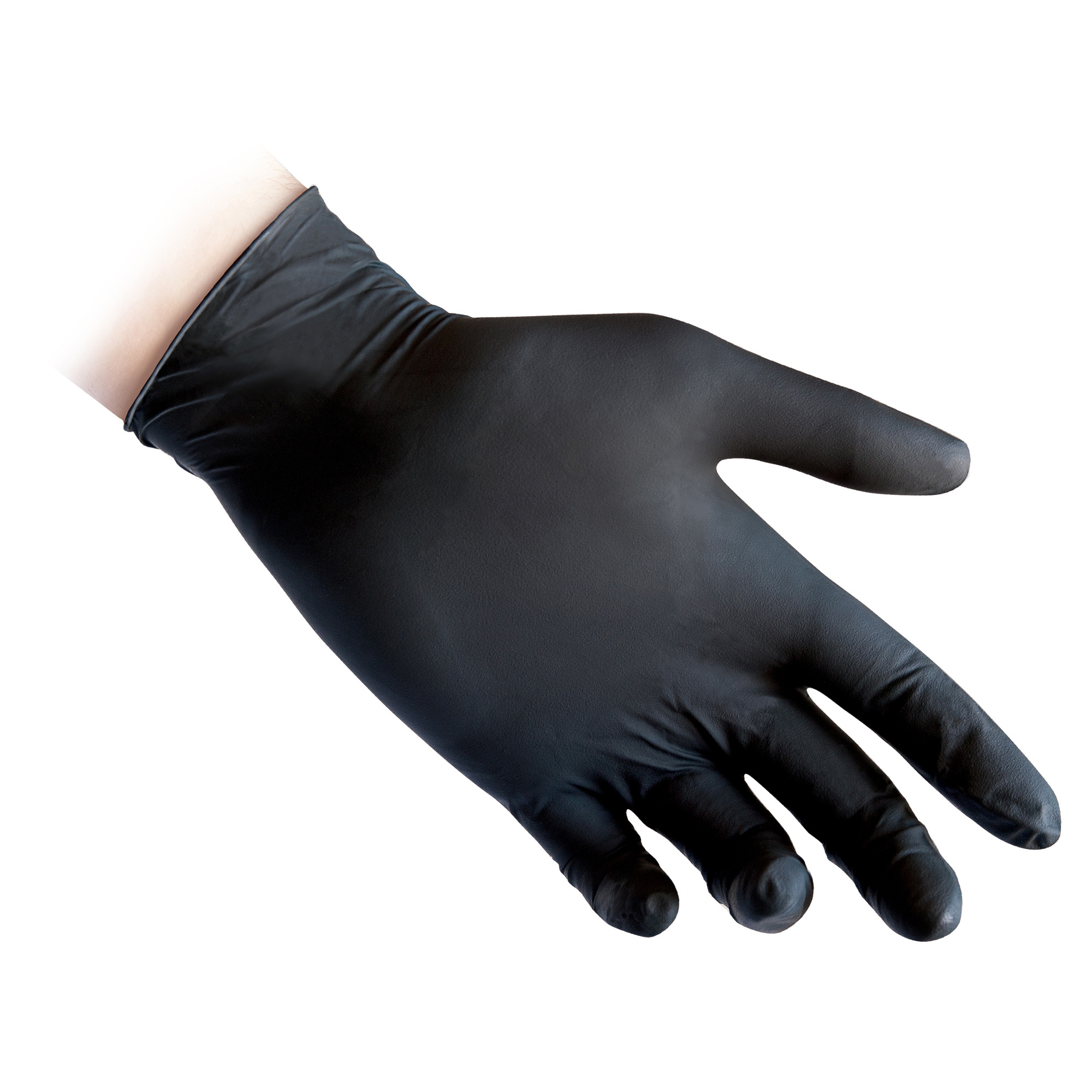 Guanti nitrile reflexx neri tg s sensibili e resistenti 8032891635070