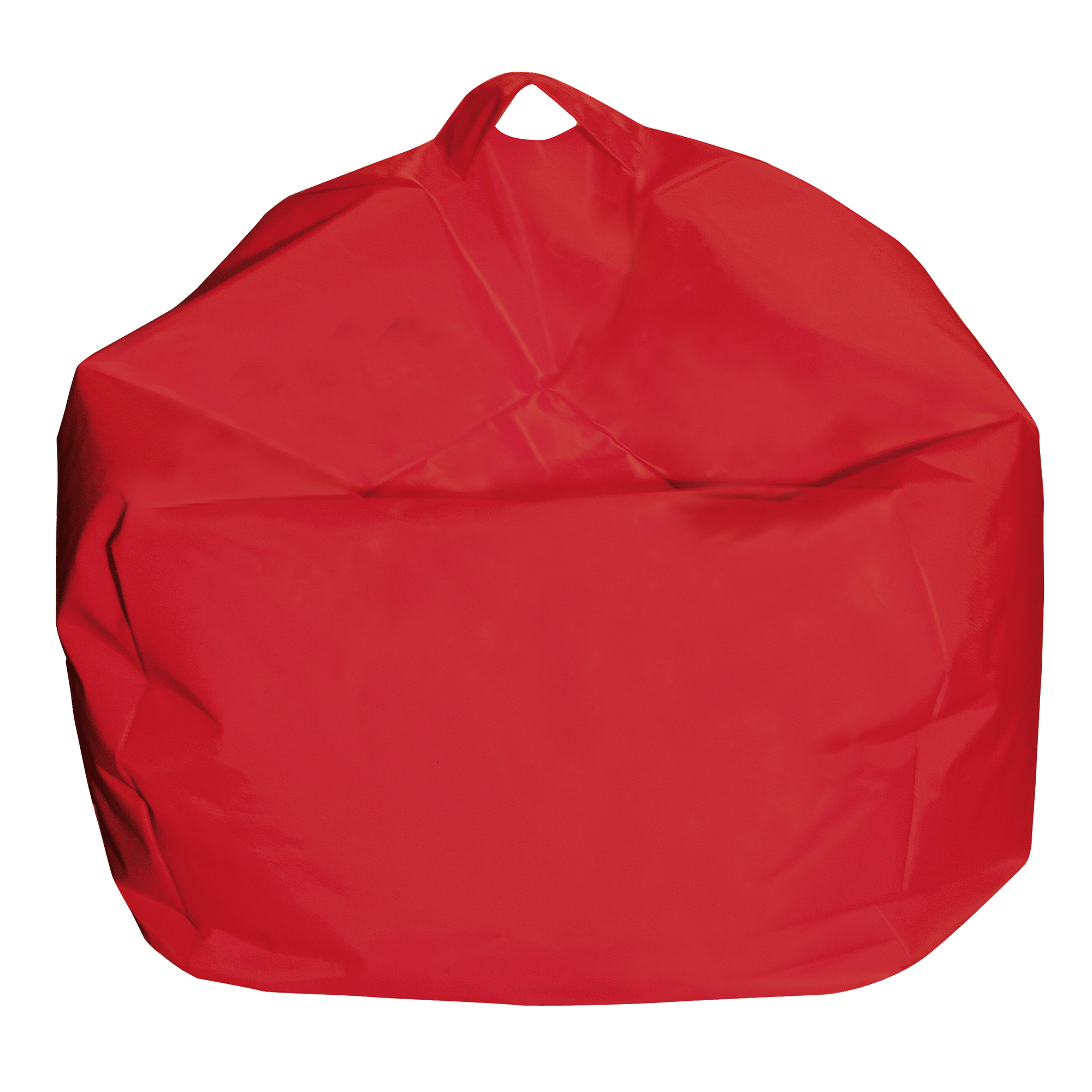 Pouf comodone king collection in nylon rosso 62x65 cm 80237755045944