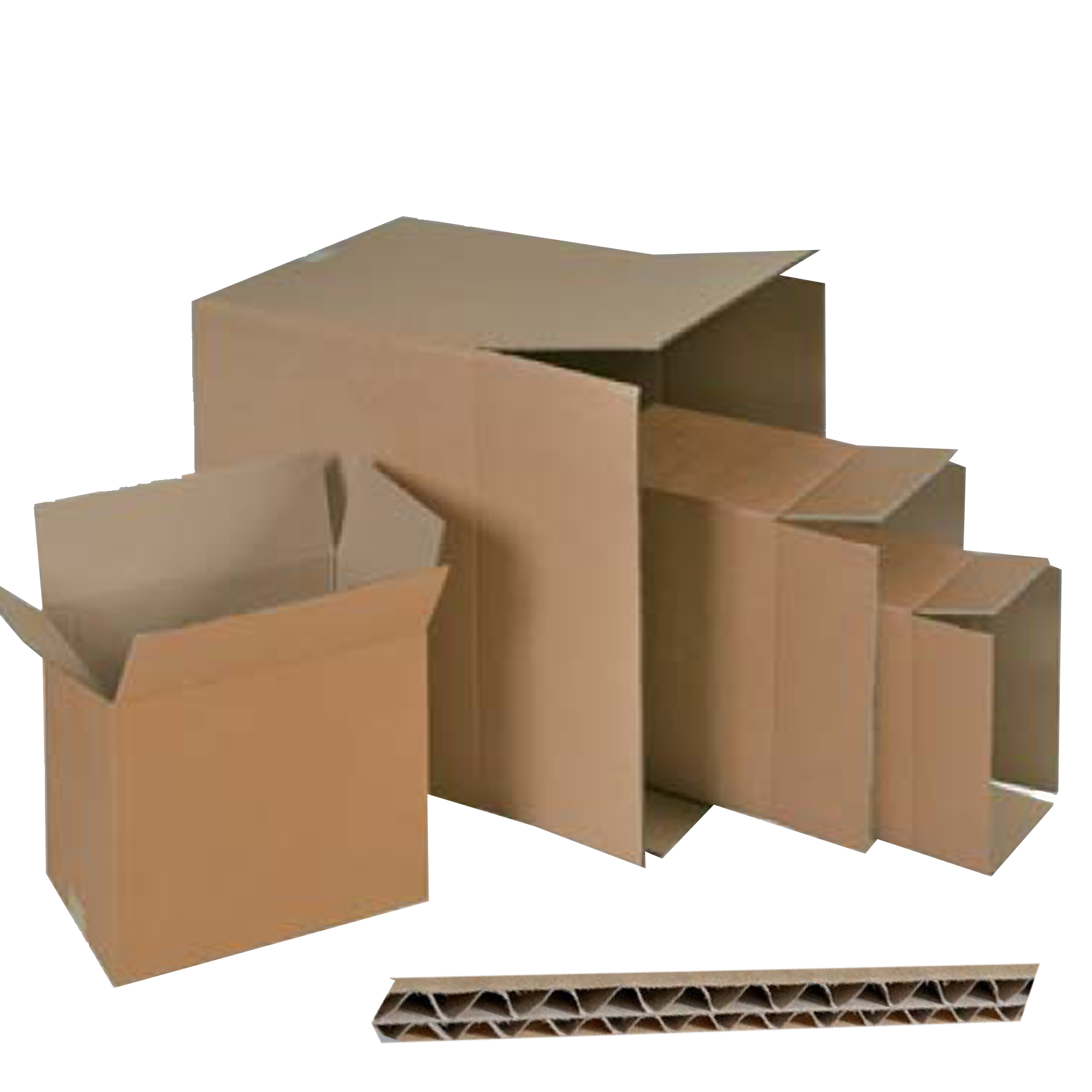 Scatola cartone imballo onda doppia 40x30x40 cm colore avana 8025133125415