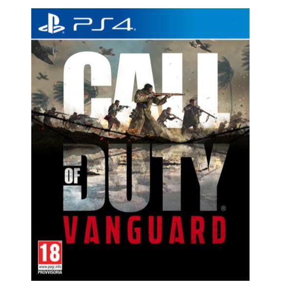 Concetto di gioco in prima persona Call of Duty, titolo Vanguard per console PlayStation 4, sviluppato e pubblicato da Activision. 5030917295201 | initpc.it