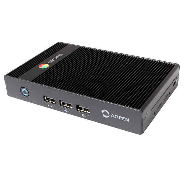 CHROMEBOX MINI di marca AOPEN, dispositivo compatto e leggero per eseguire applicazioni web e streaming con Chrome OS. 4712947234467 | initpc.it