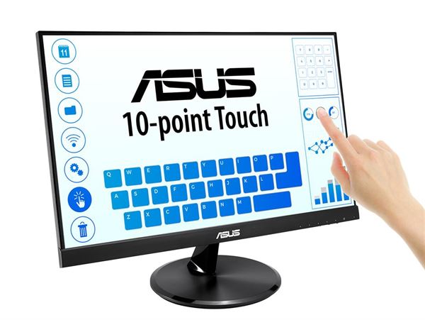 Monitor da toccare VT168HR di Asus, 15.6 pollici, schermo touchscreen per lavoro e intrattenimento. 4711081368403 | initpc.it