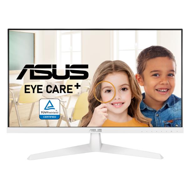 Monitor da ufficio ASUS VY249HE-W, 23,8 pollici, risoluzione Full HD, tecnologia Eye Care per ridurre lo stress visivo e migliorare la comodità degli occhi. 4711081174455 | initpc.it