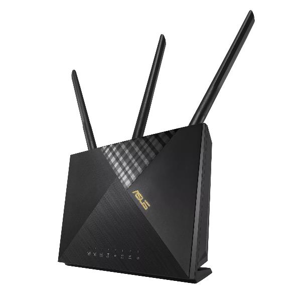 Router wireless 4G Asus AX56U con tecnologia Wi-Fi 6, compatibile con rete 4G per una connessione stabile e veloce in luoghi remoti o senza accesso a internet via cavo. 4718017869225 | initpc.it